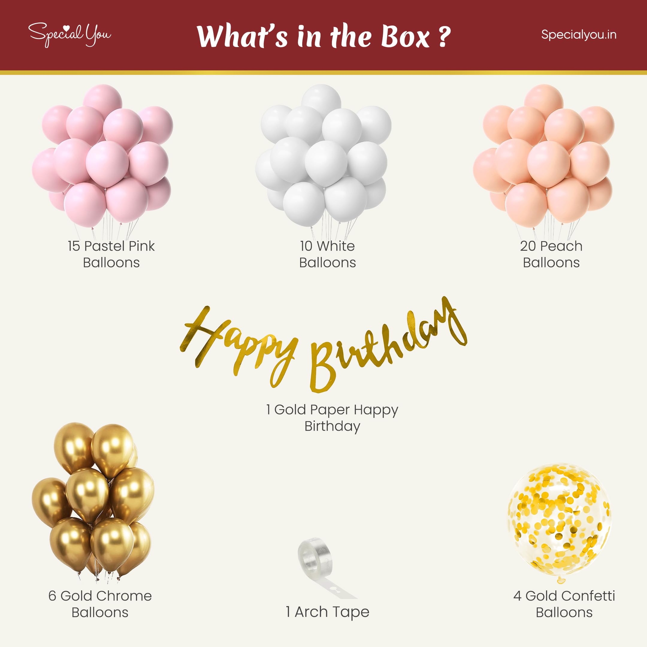 Decorate your Birthday with pastel kit