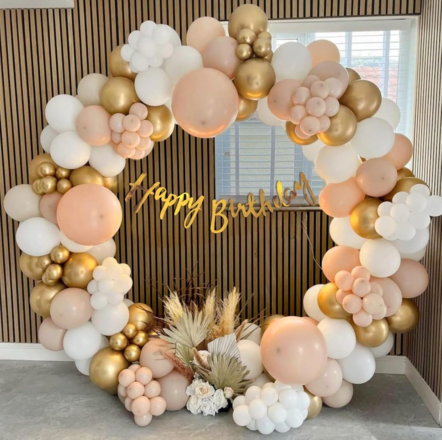 Peach Theme Birthday Decoration Kit