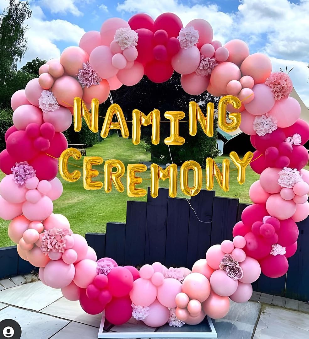 Pink Rosy Clouds Naming Ceremony Kit for girls