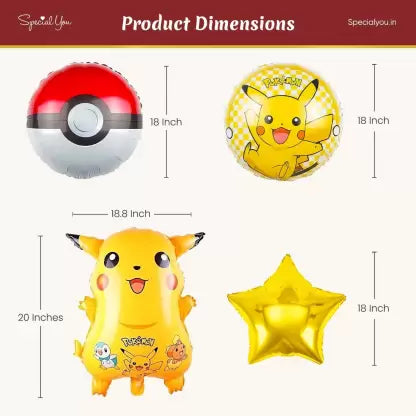 Celebrate your kids B'day with Pikachu Theme DIY Kit
