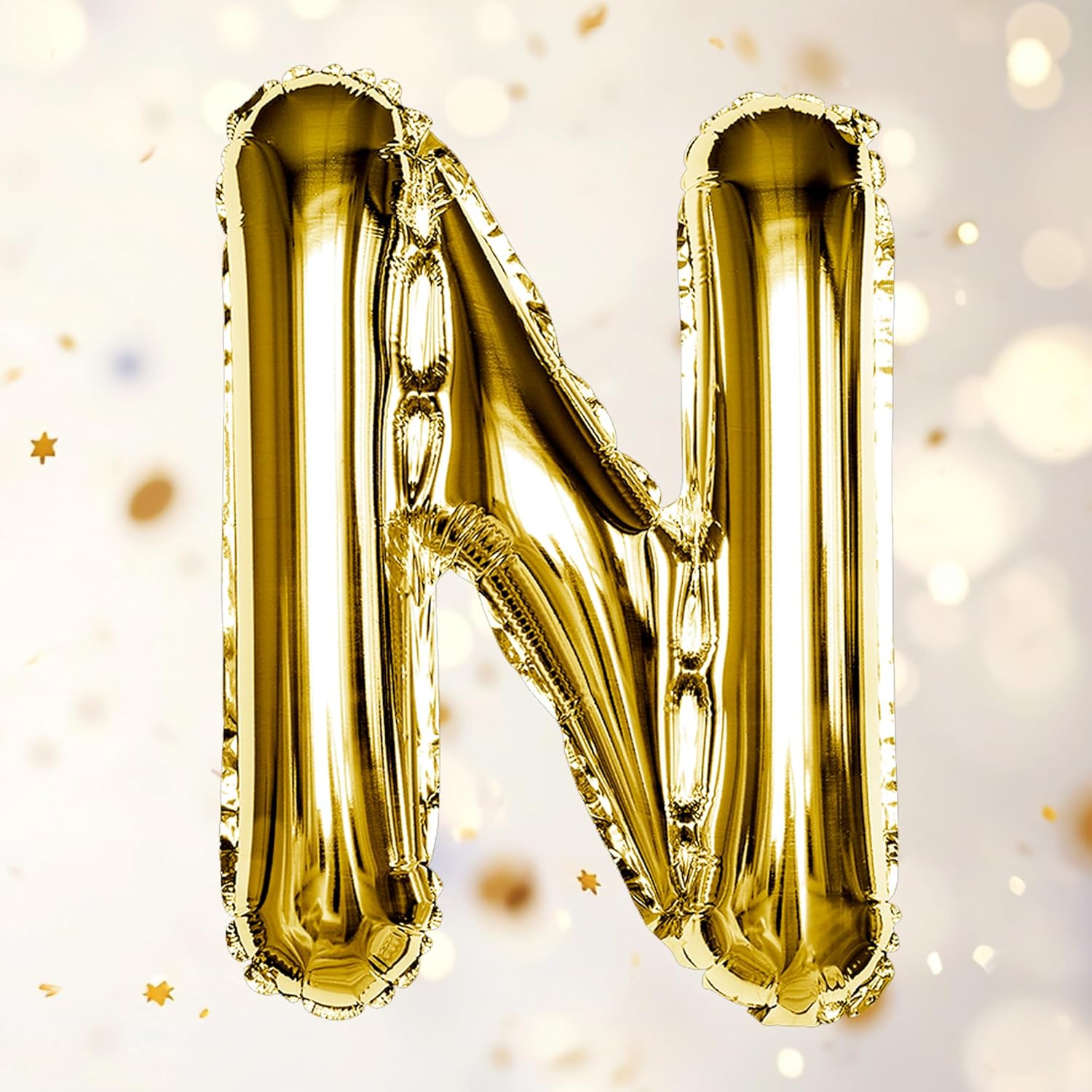 Gold N Letter Foil Balloon