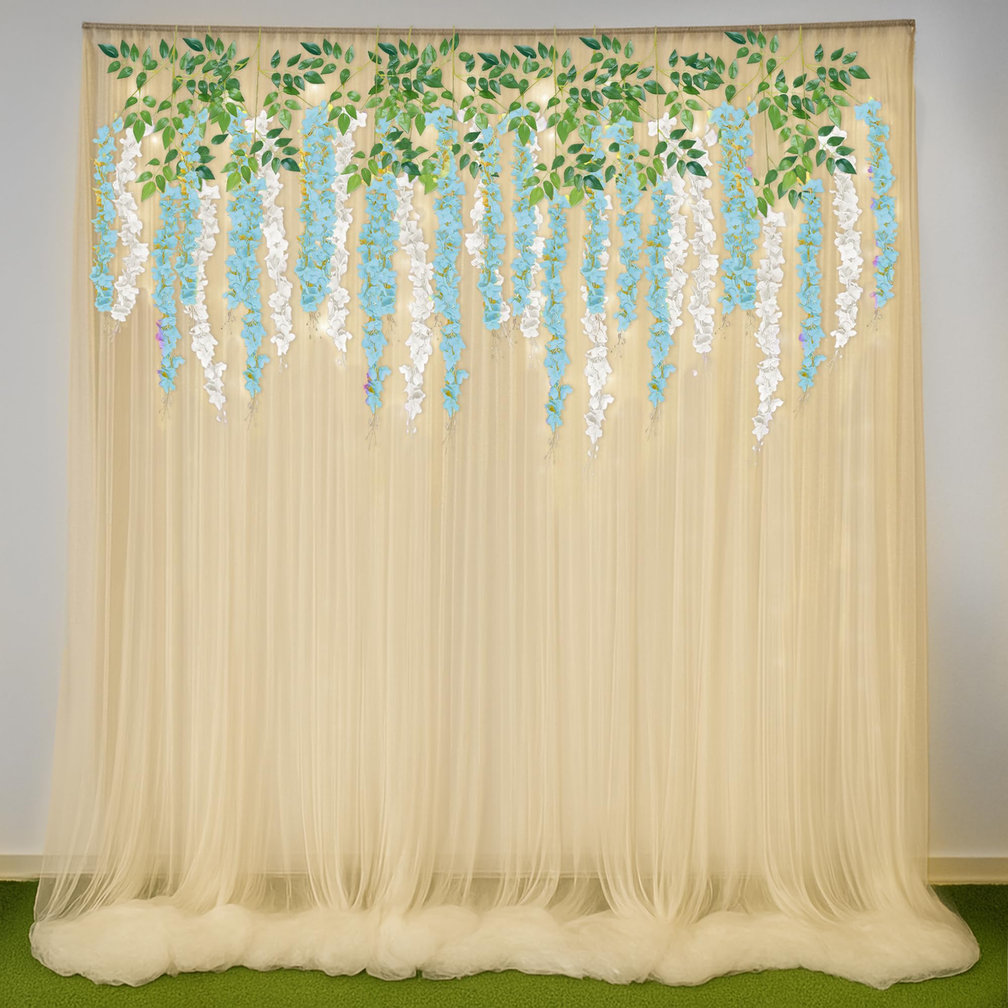 Ganesh Blue Floral Decor