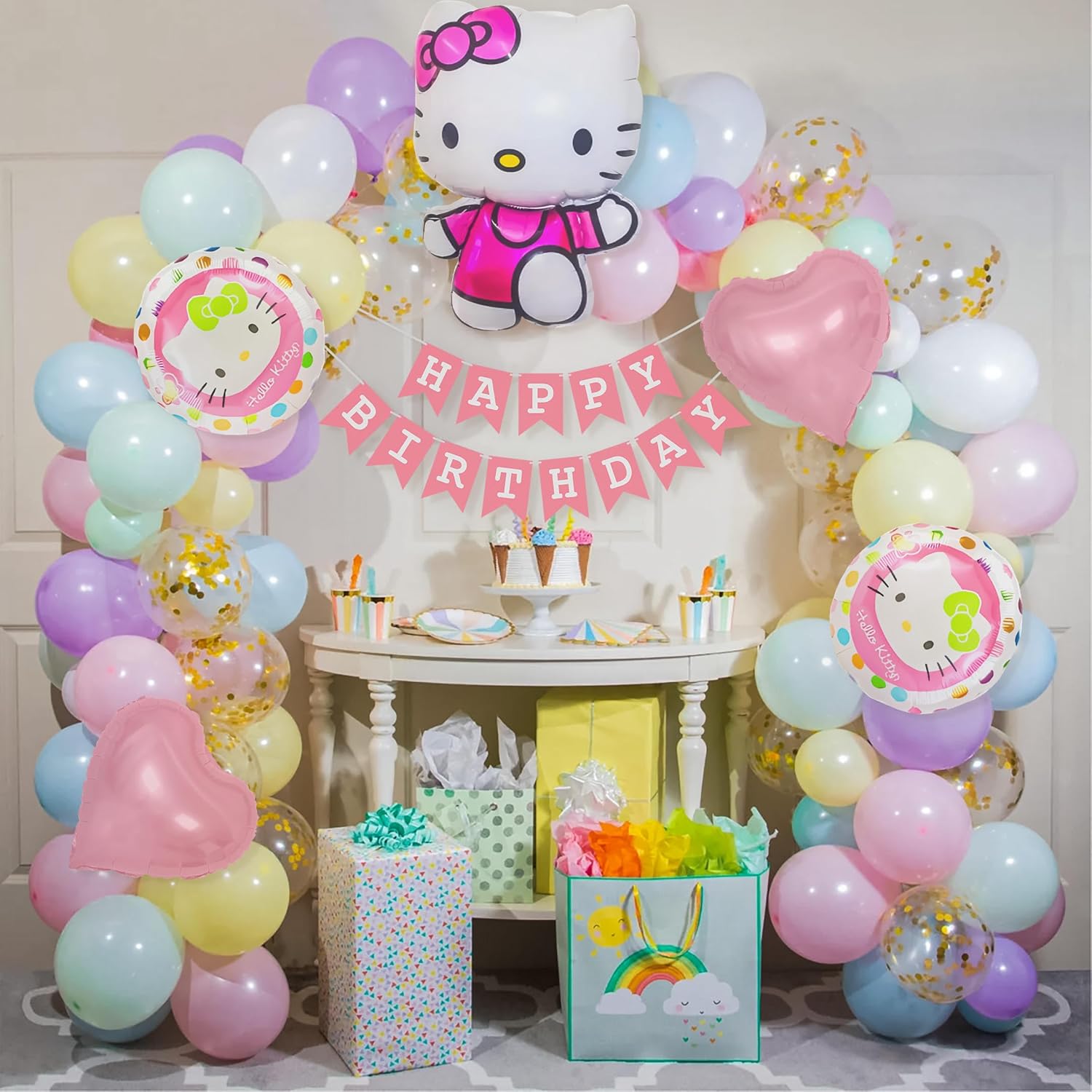 Hello Kitty Birthday Decoration-59pcs