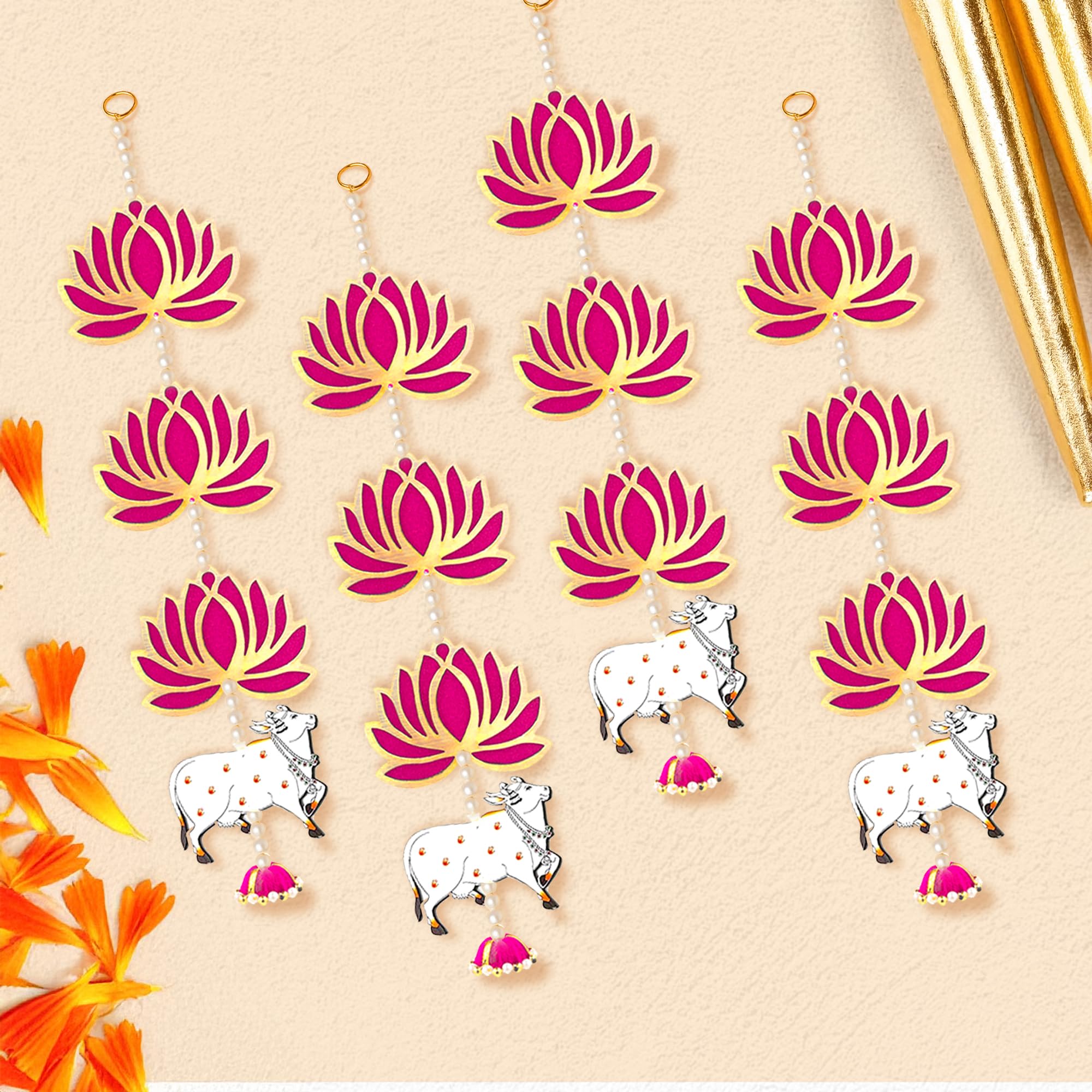 Lotus Hanging for Ganpati Decor