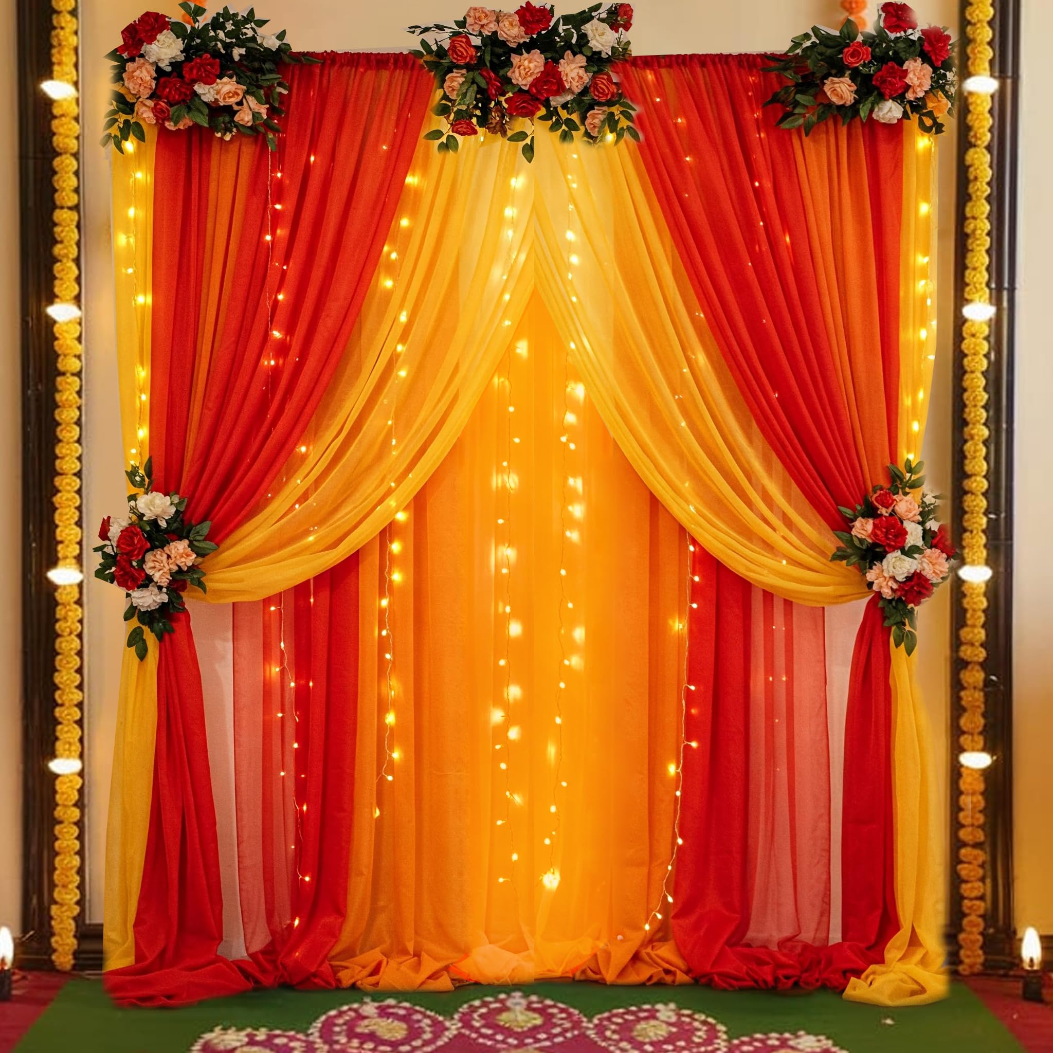 Gorgeous Backdrop Curtains with Lights