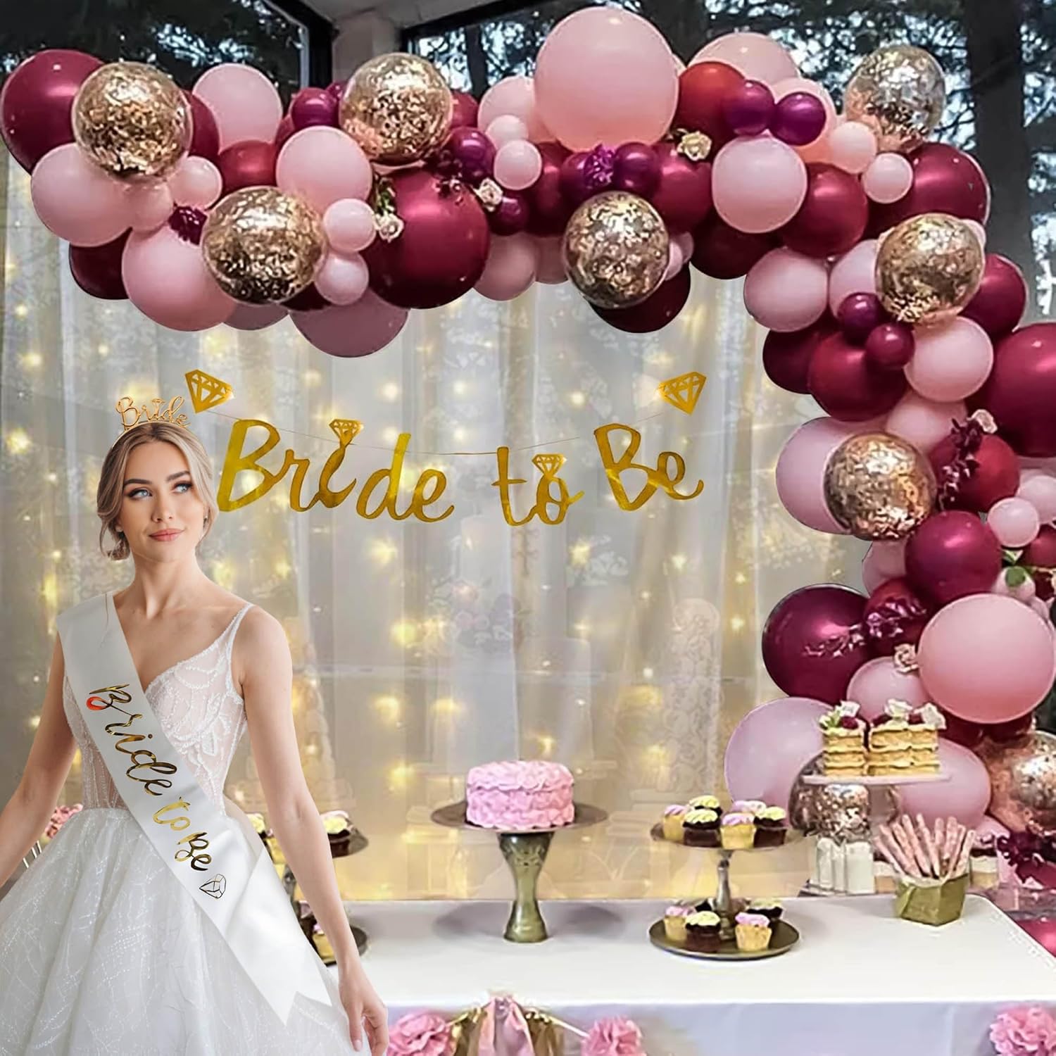 Bride to be Decoration with props