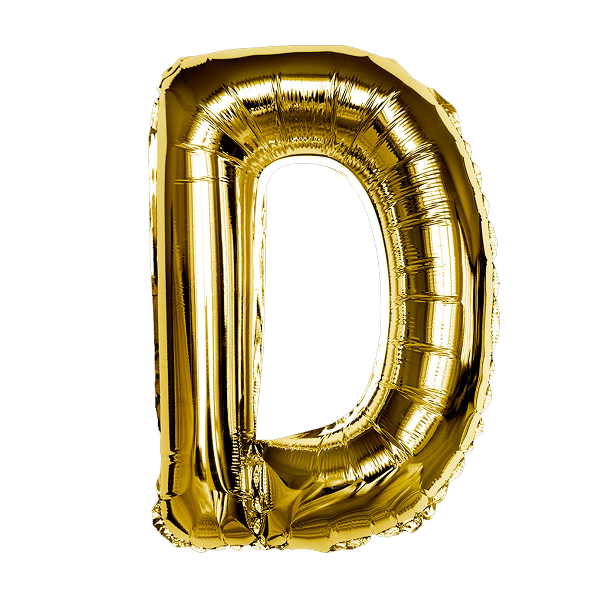 Gold D Letter Foil Balloon
