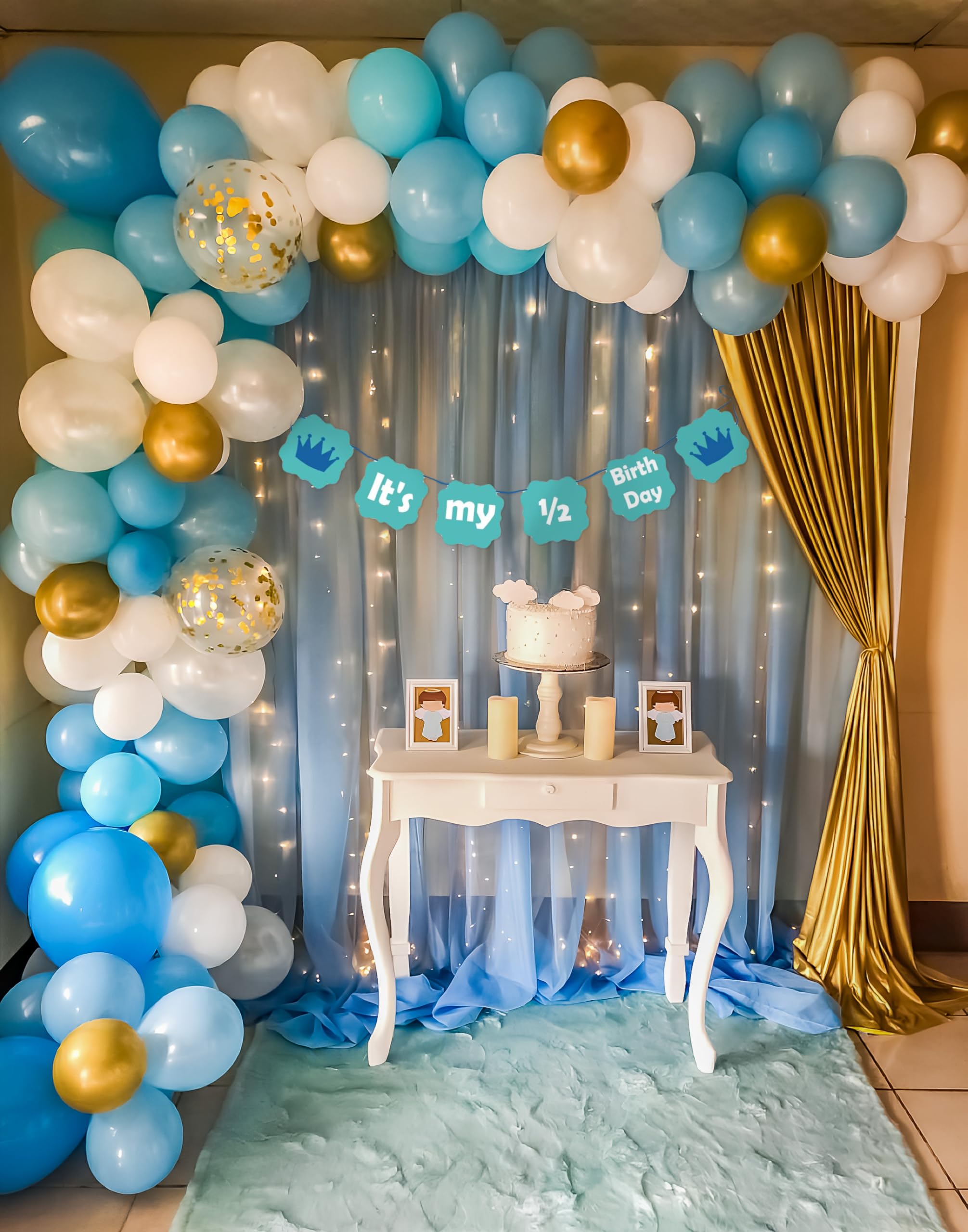 blue theme decoration