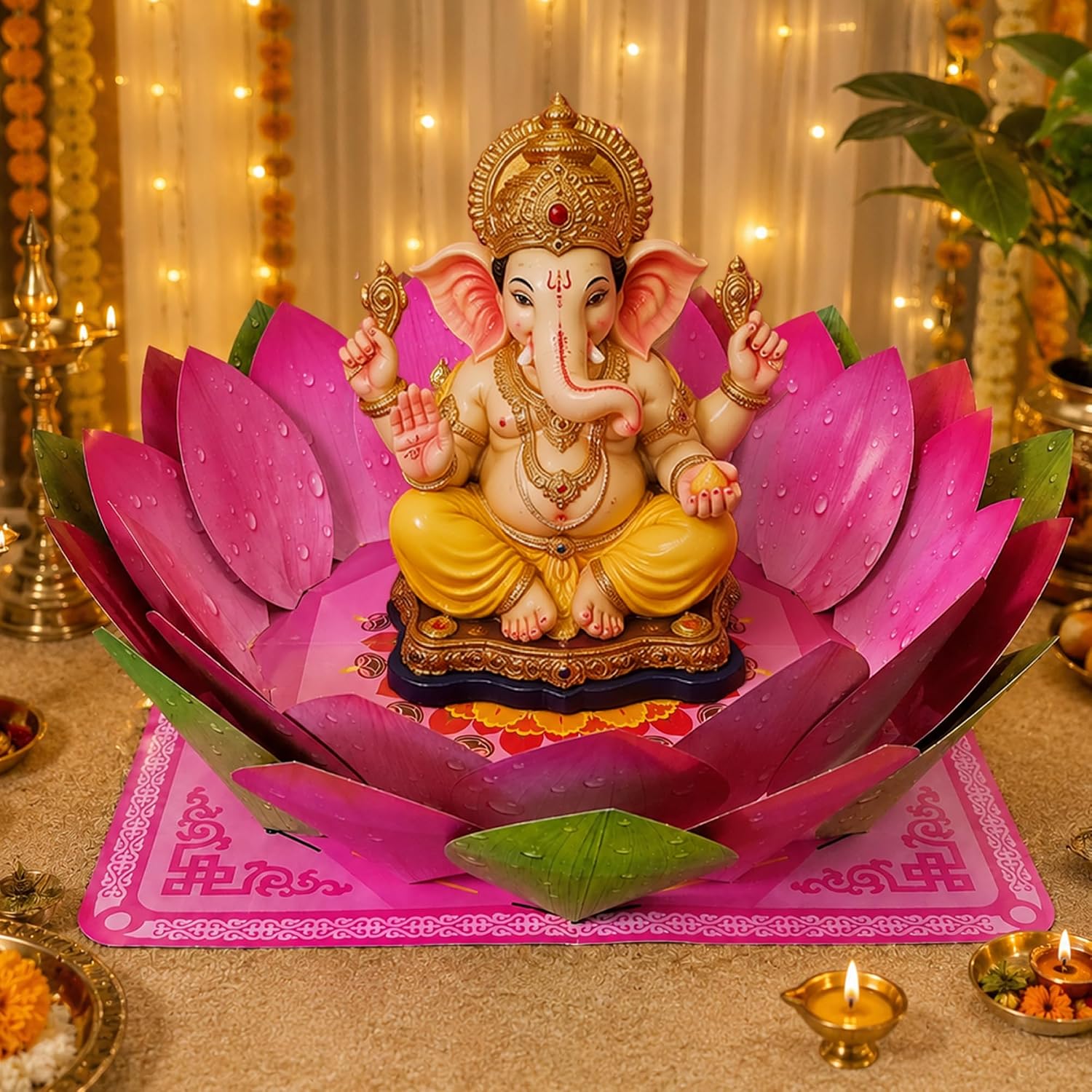 Ganpati Lotus Makhar
