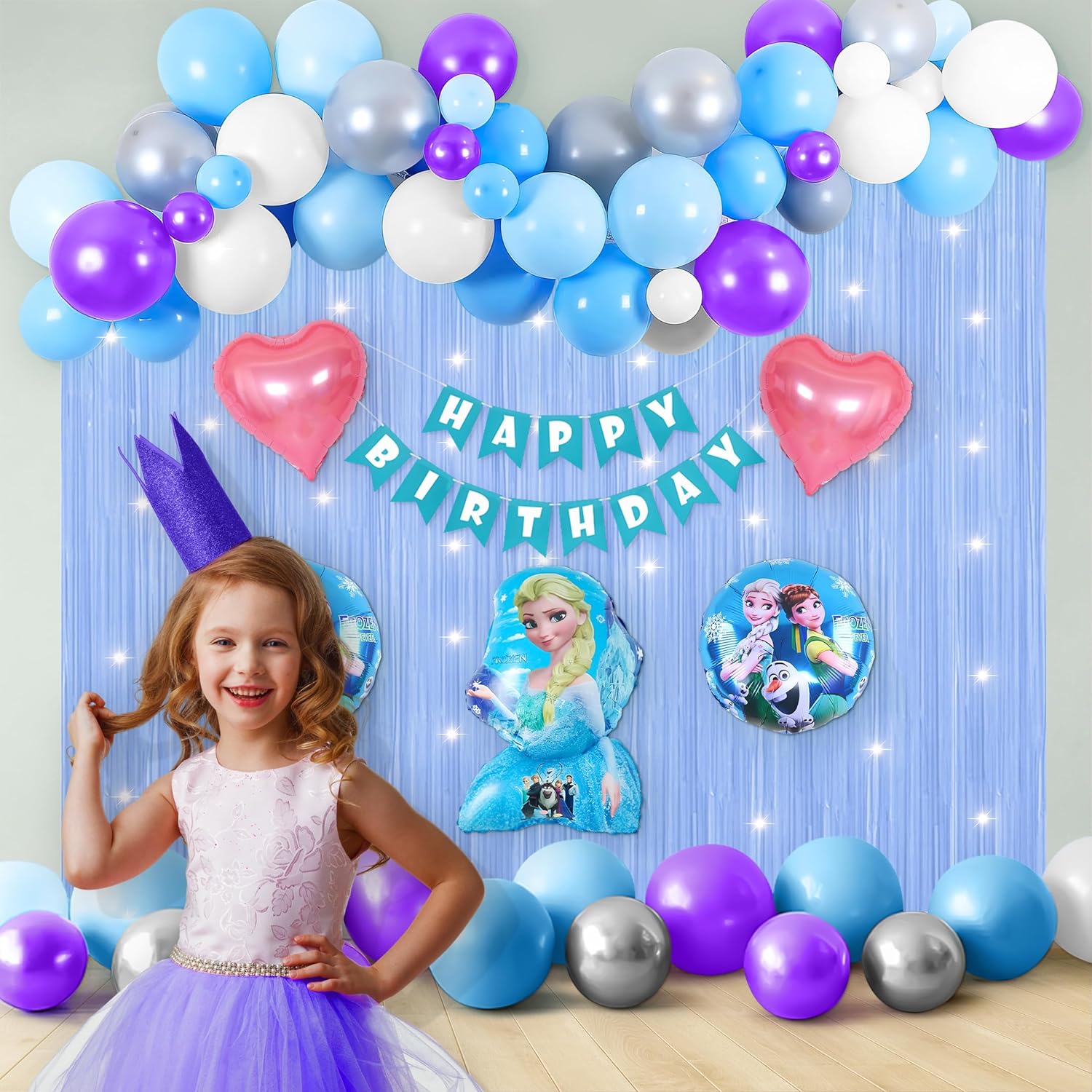 Frozen Theme DIY Birthday Party Decor Combo