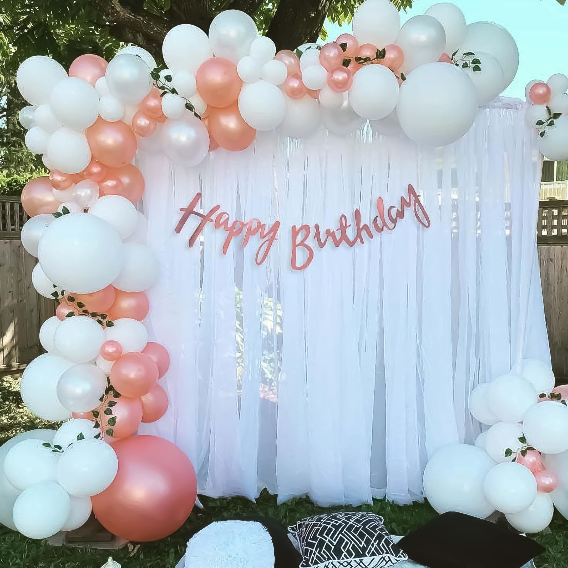 Rose Gold DIY Birthday Decoration Kit