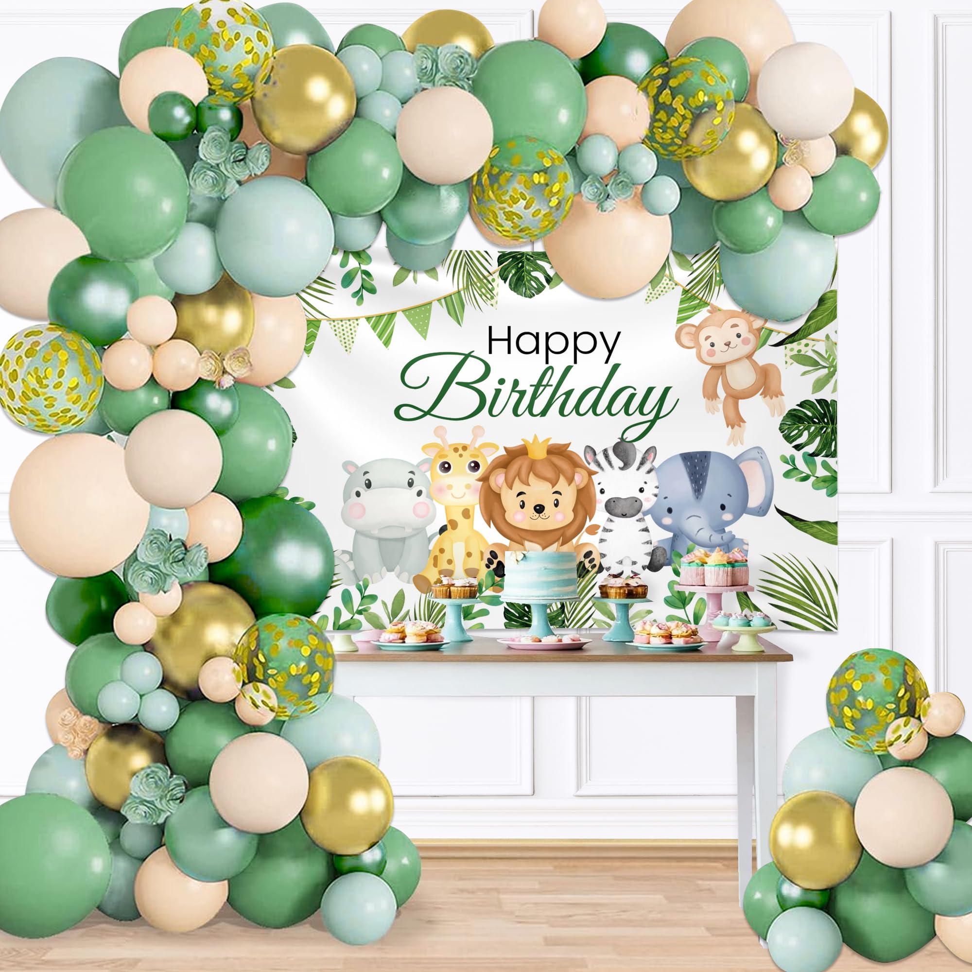 Jungle Theme Birthday Decoration Kit
