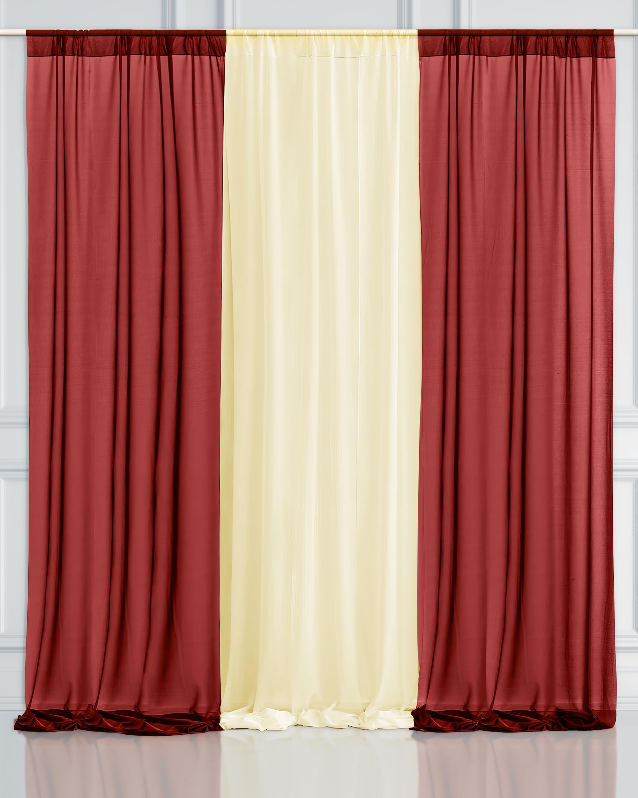 red curtain
