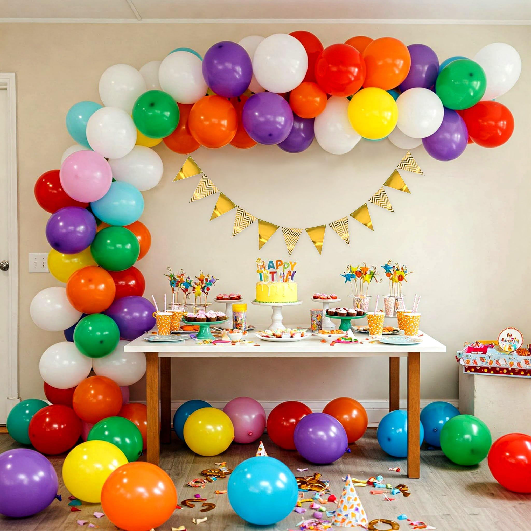 Multicolor Balloons Decoration Kit-73pcs