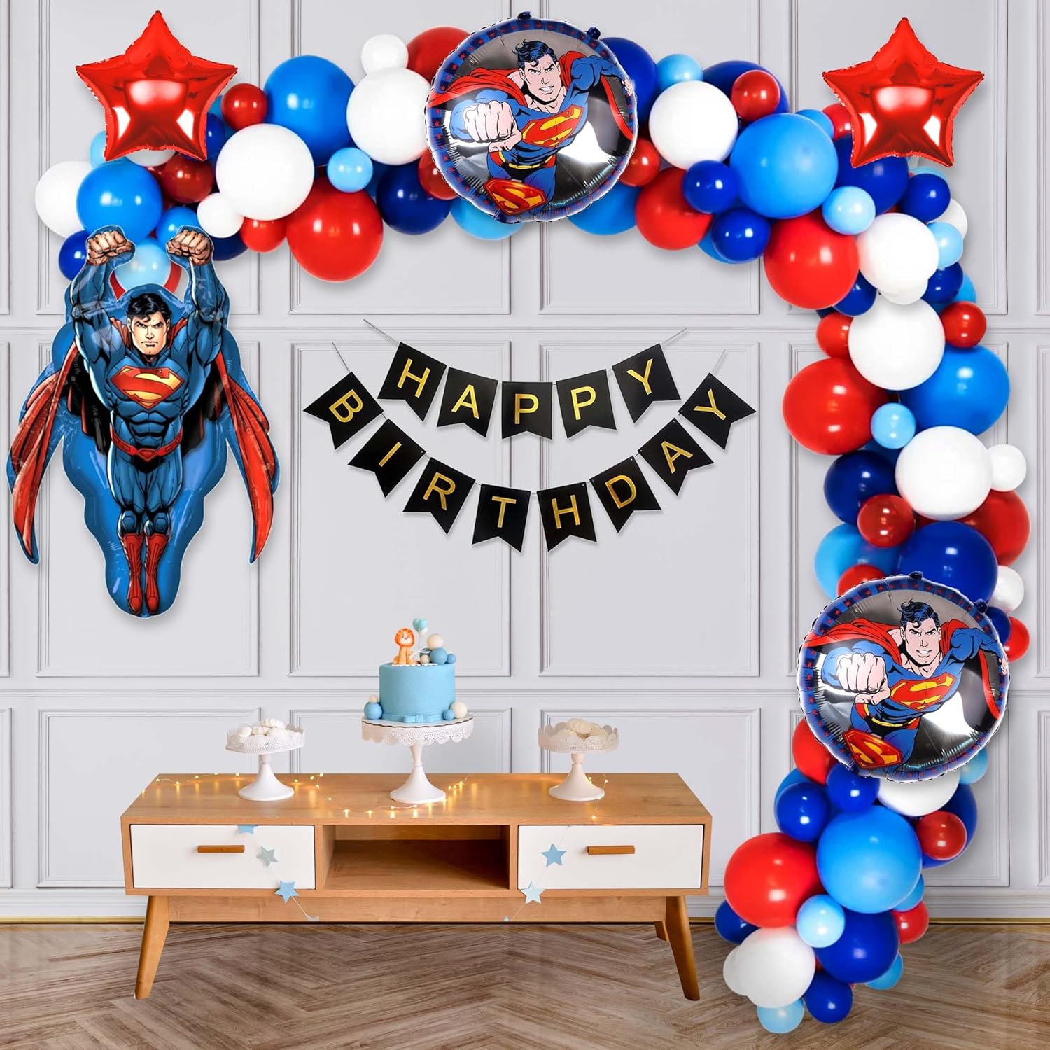 Superman Birthday Decorations Items-44