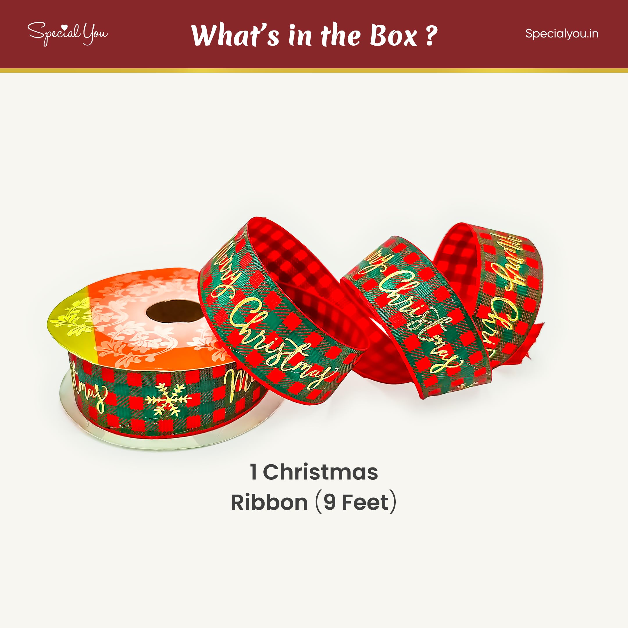 1 christmas ribbon