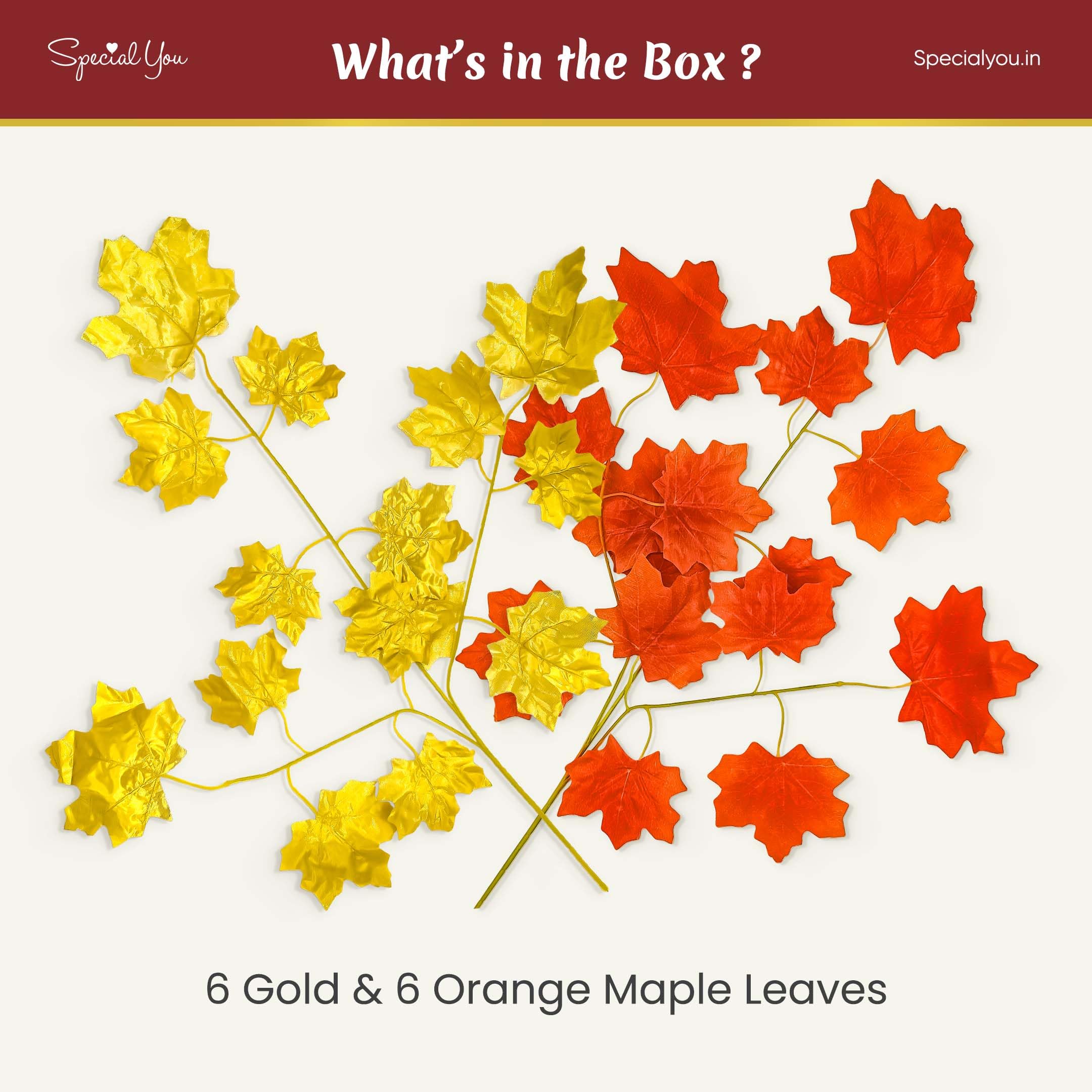 gold orange leaves