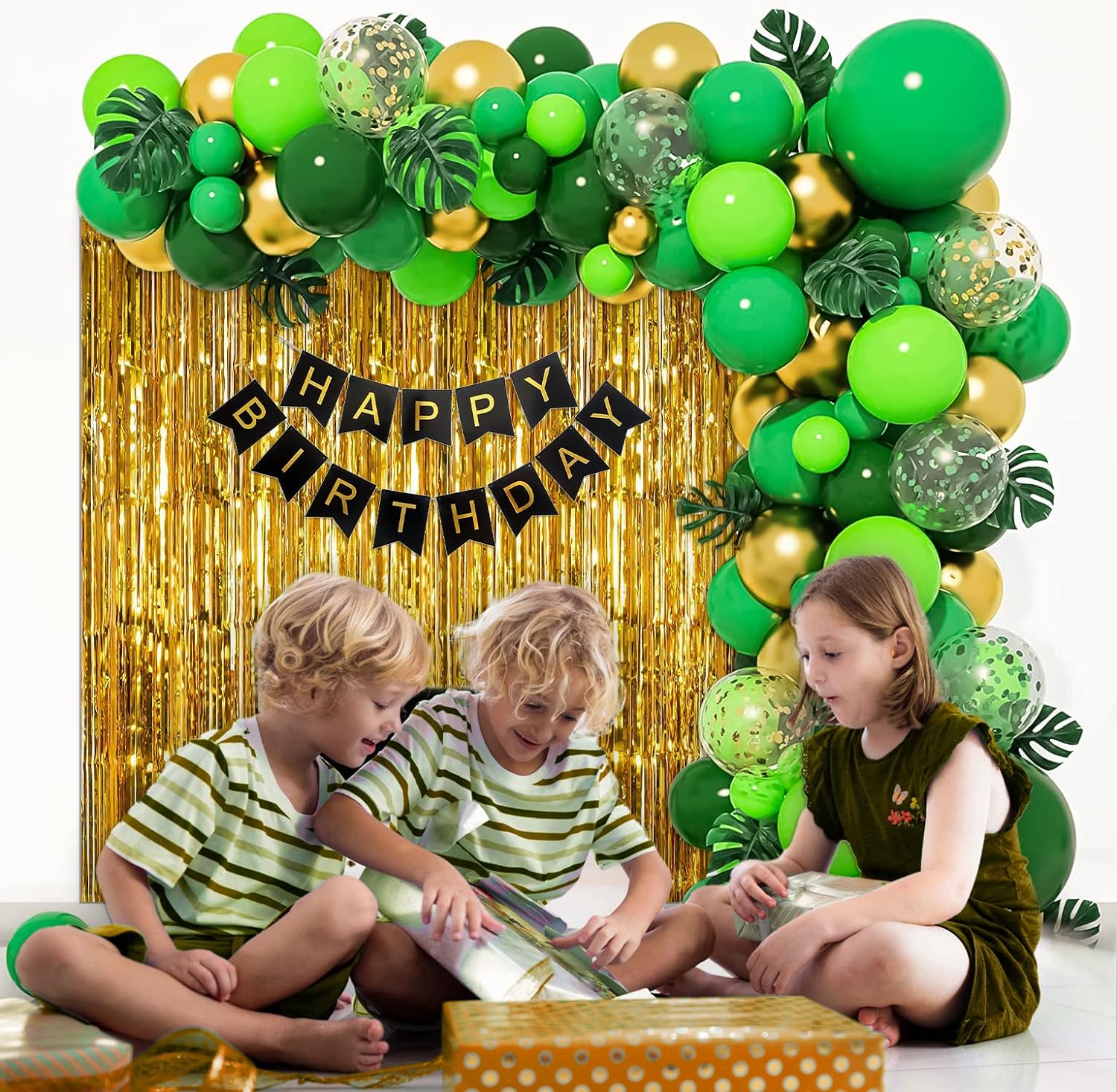 Evergreen Jungle Theme DIY Birthday Kit