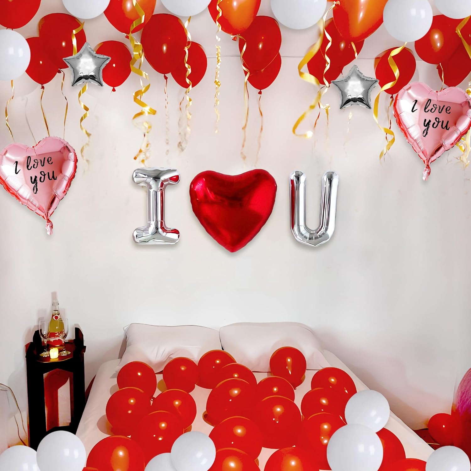 Foil balloon combo for valentine's