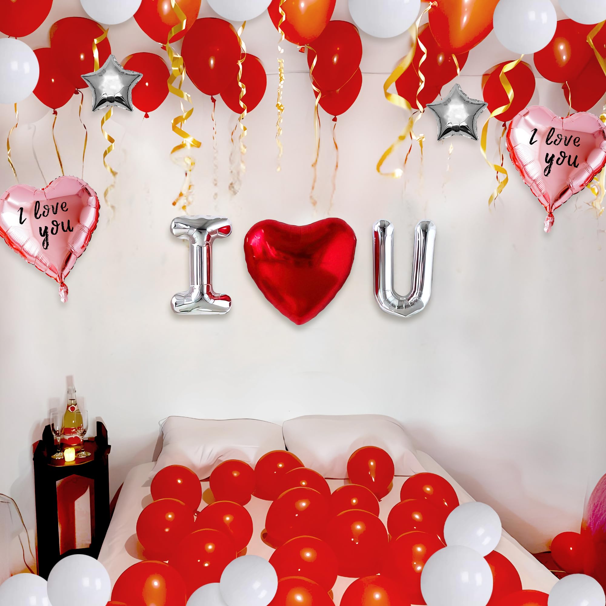 Foil balloon combo for valentine's