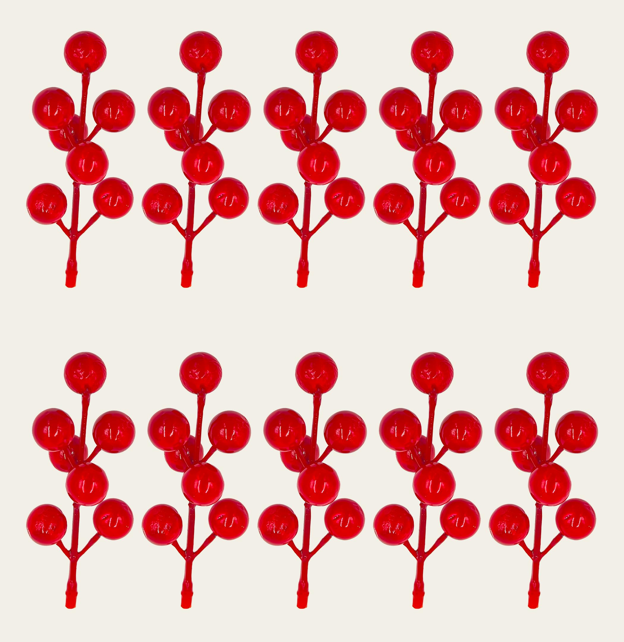 Berries for Christmas Decoration - 10 pcs