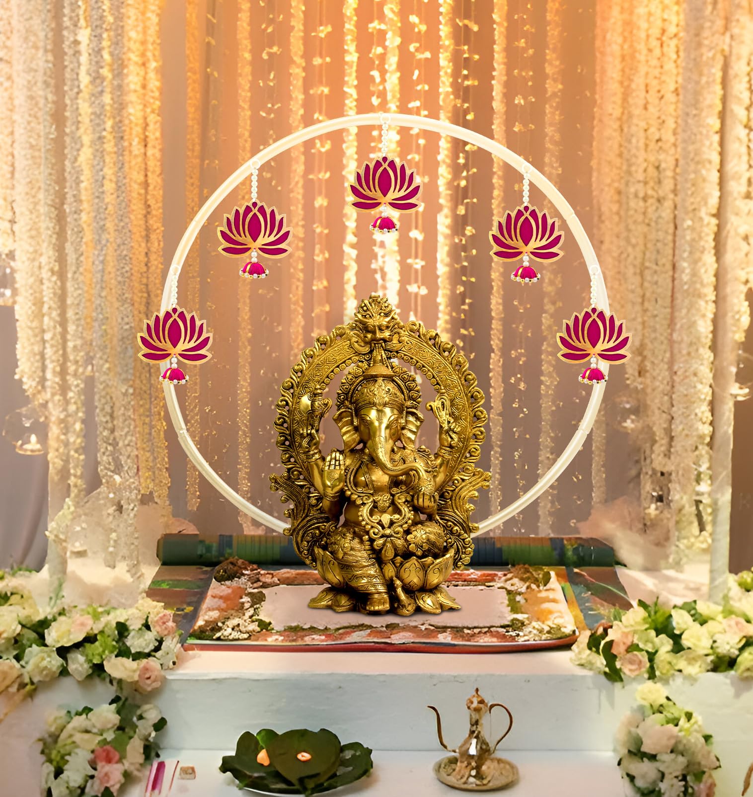 Golden Aura Ganpati Theme