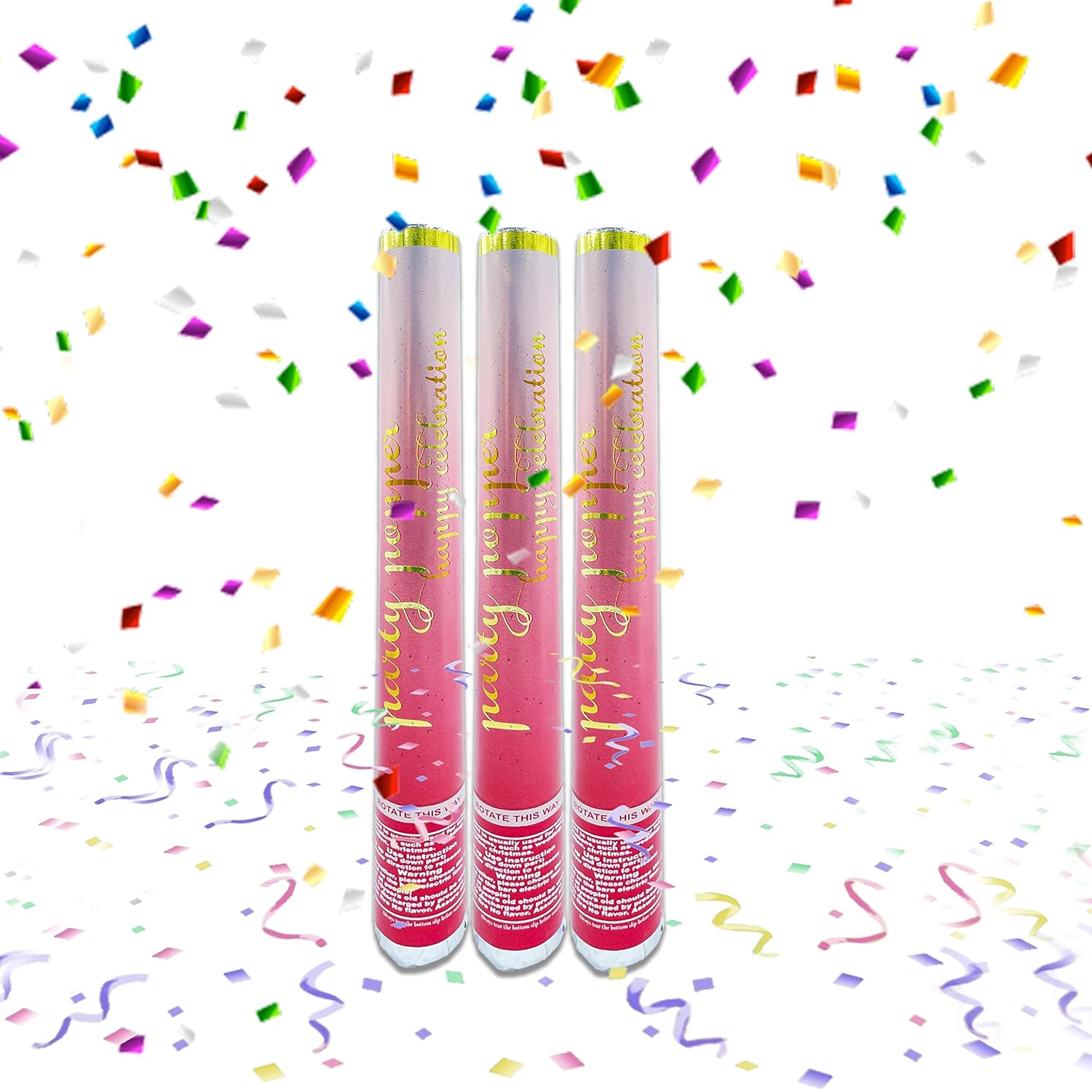 Paper Multicolor Party Poppers