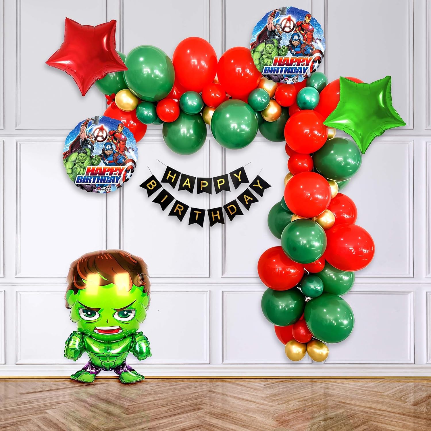 Hulk Theme Birthday Decoration DIY Kit