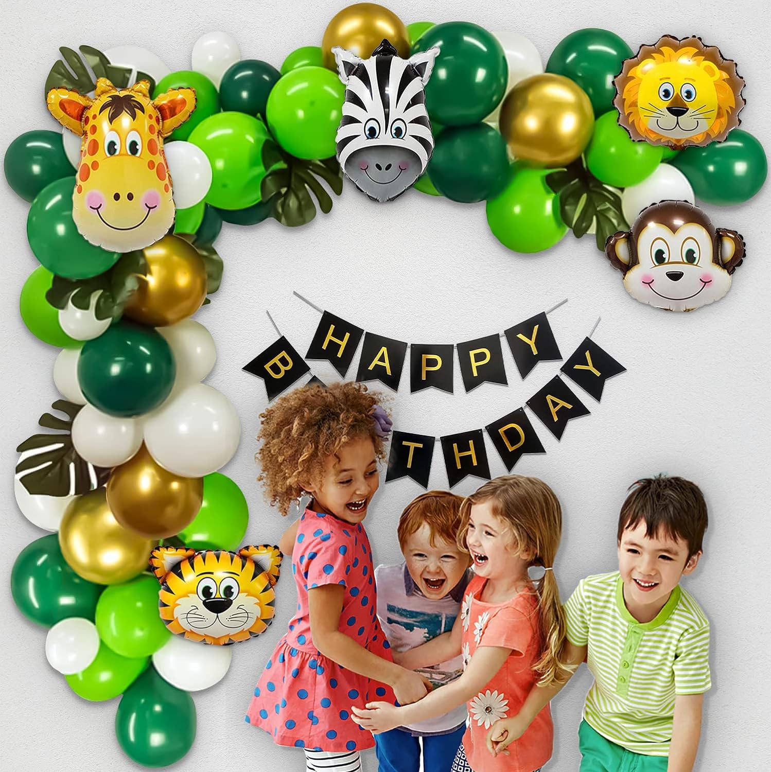 Jungle Theme DIY Birthday Decoration Set