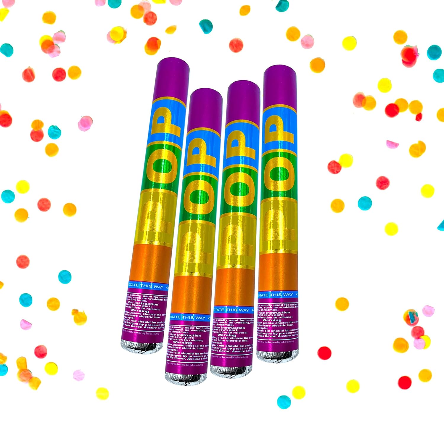 Color your celebration with Multicolor Party popper