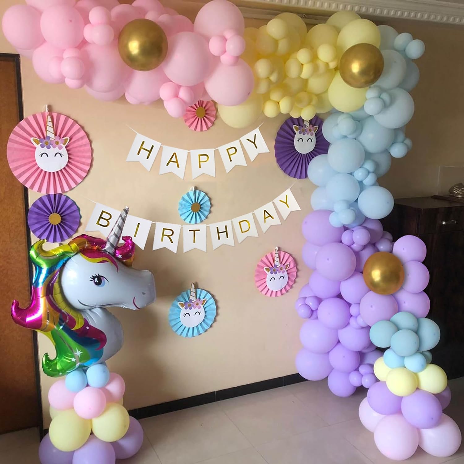 Fascinating Unicorn Theme DIY Birthday Kit