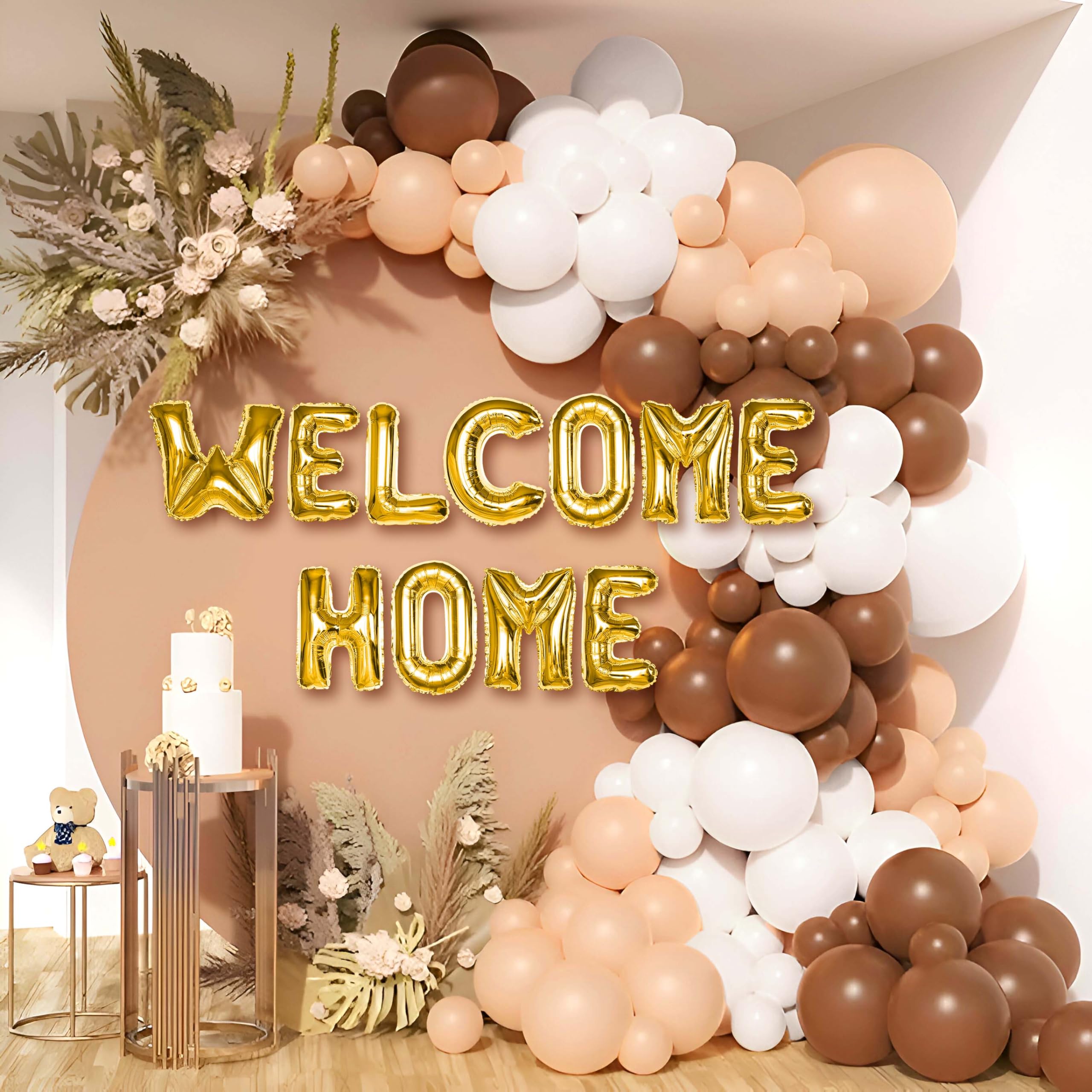 Brown welcome decoration kit