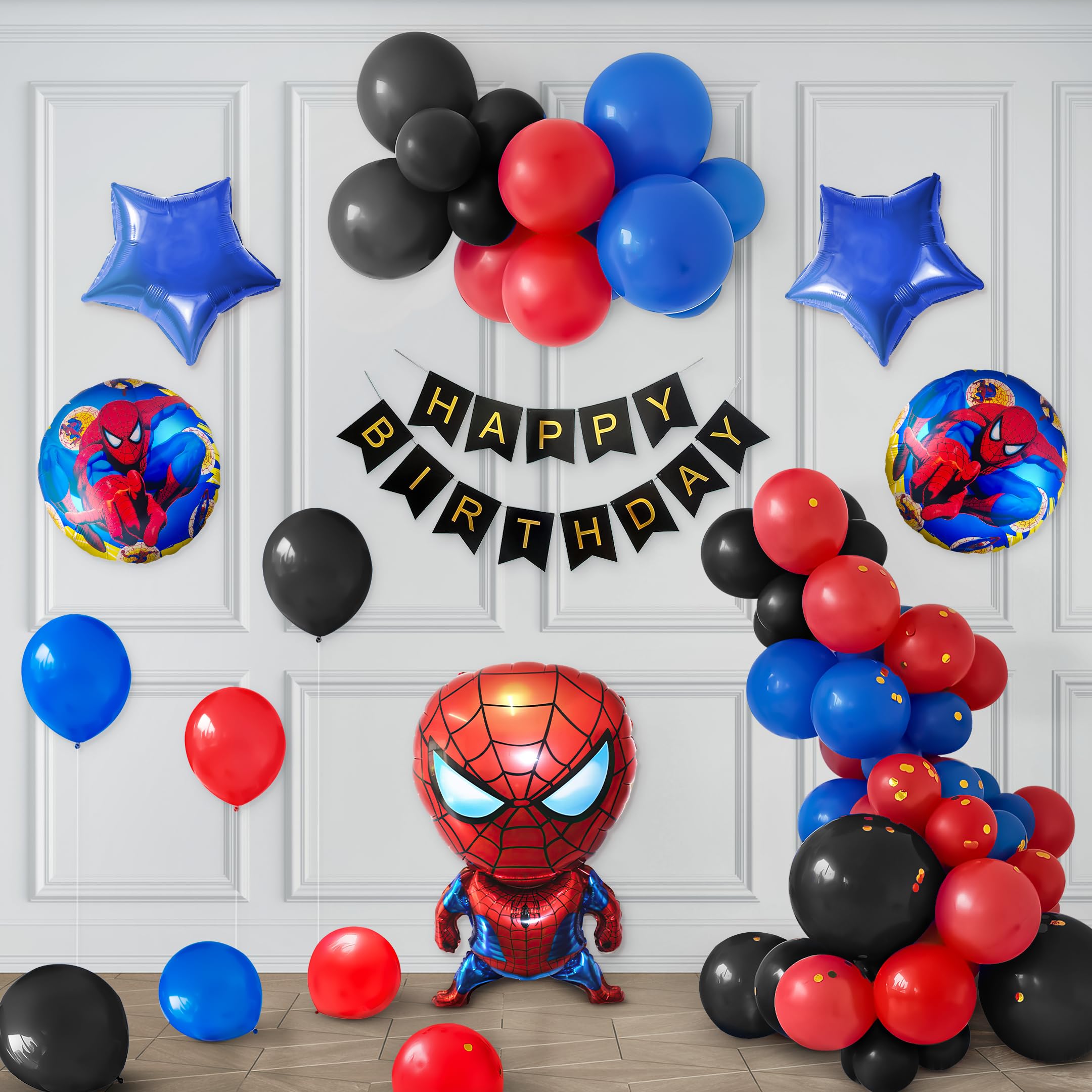 Spiderman-themed decoration kit