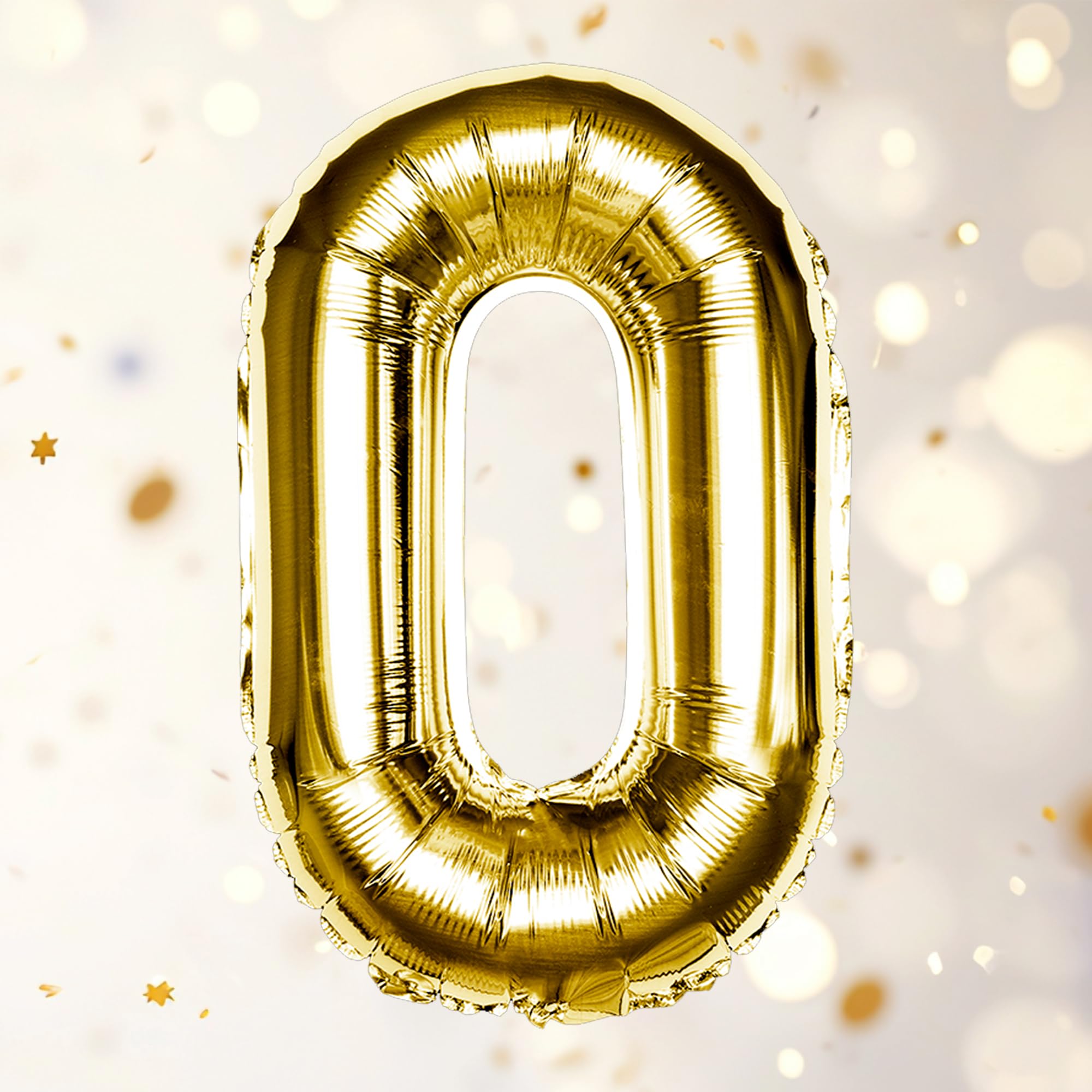 Gold O Letter Foil Balloon