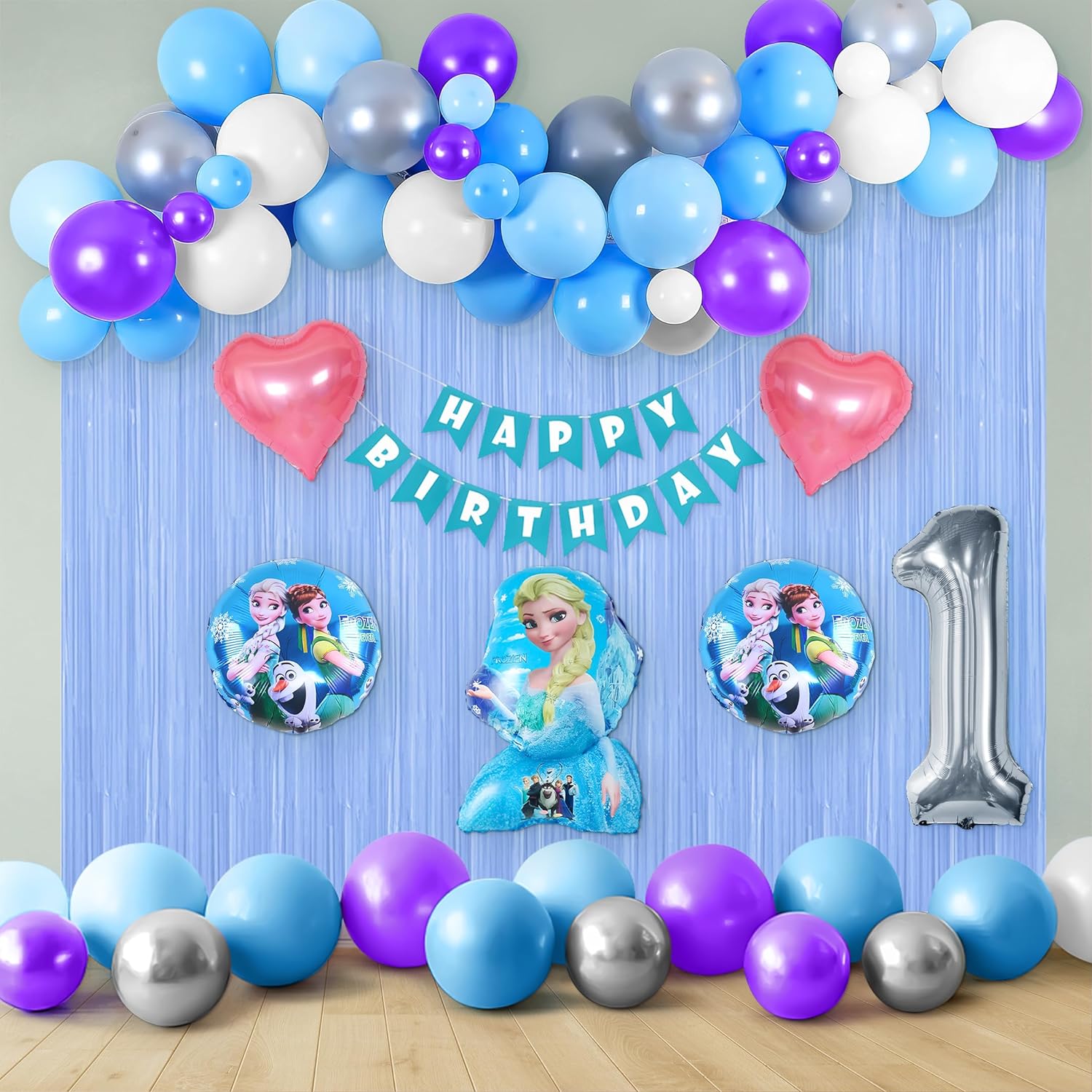 Frozen-Inspired Decor for a 1st Birthday