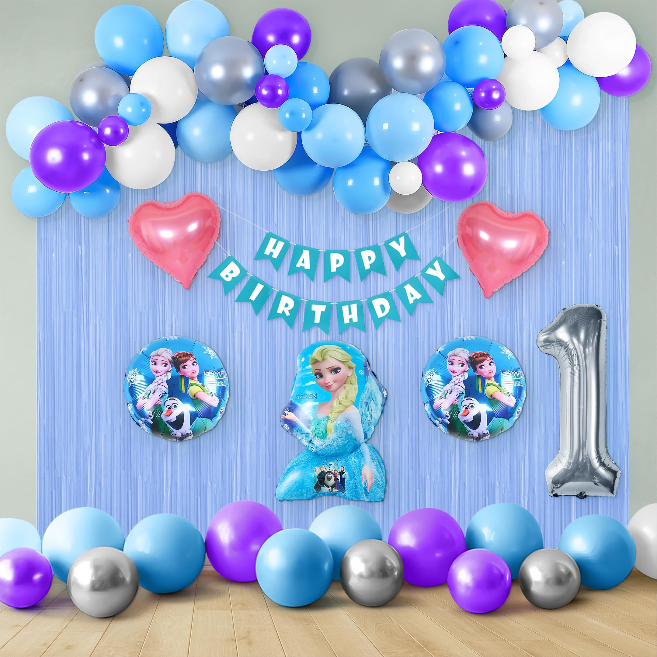 Frozen-Inspired Decor for a 1st Birthday