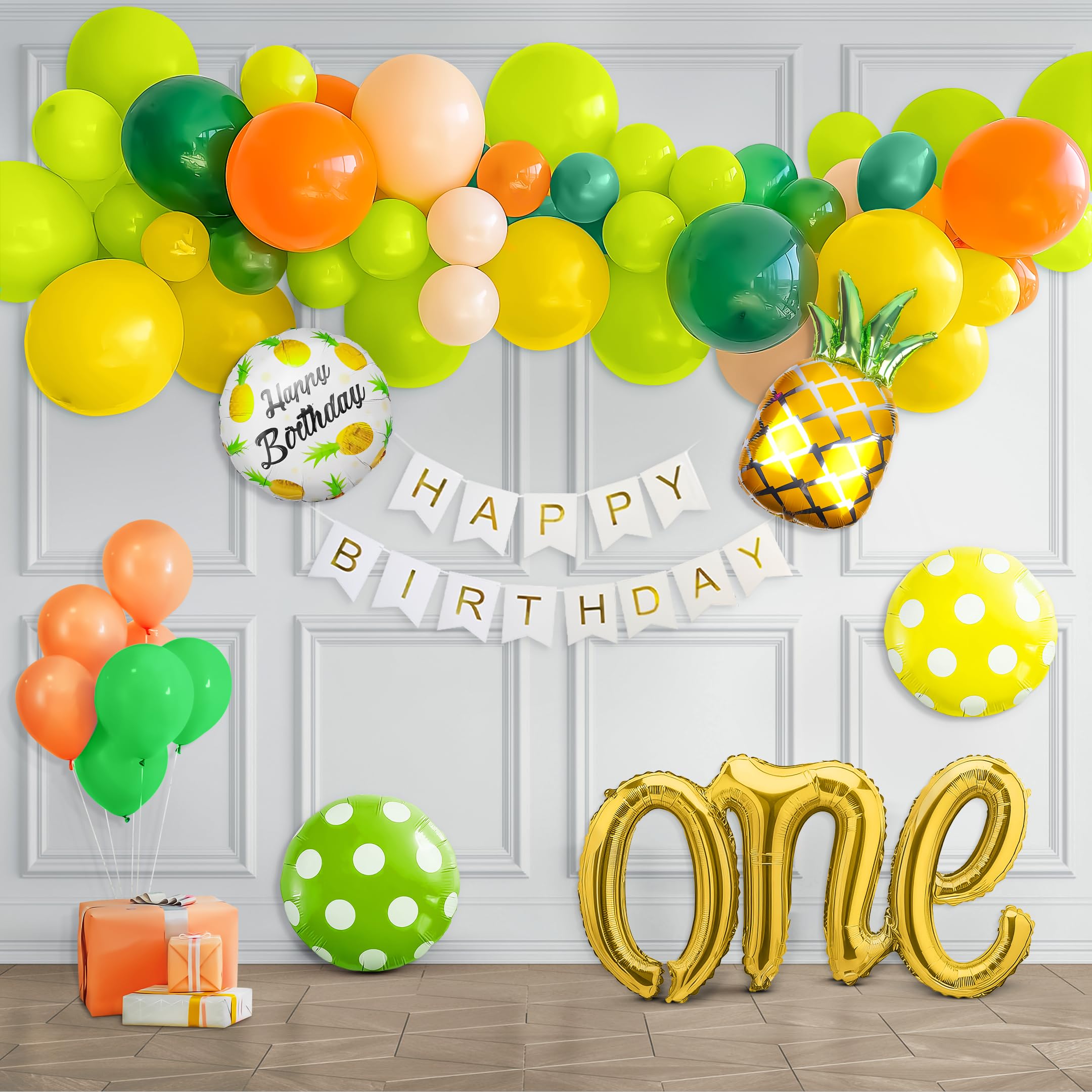 Multi color DIY Happy Birthday Decor Kit