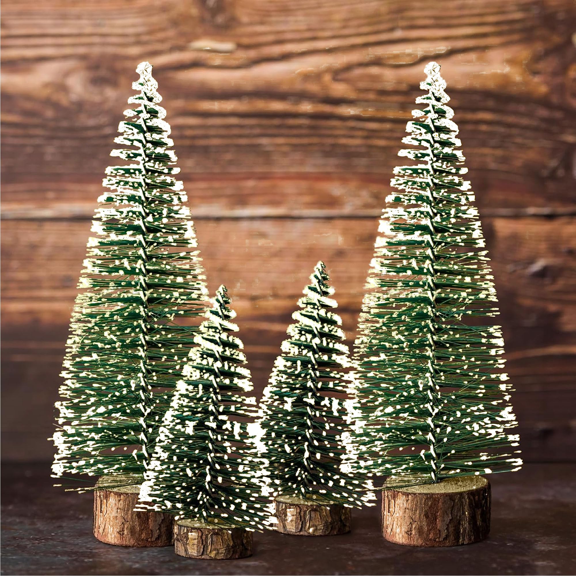 small & large trees