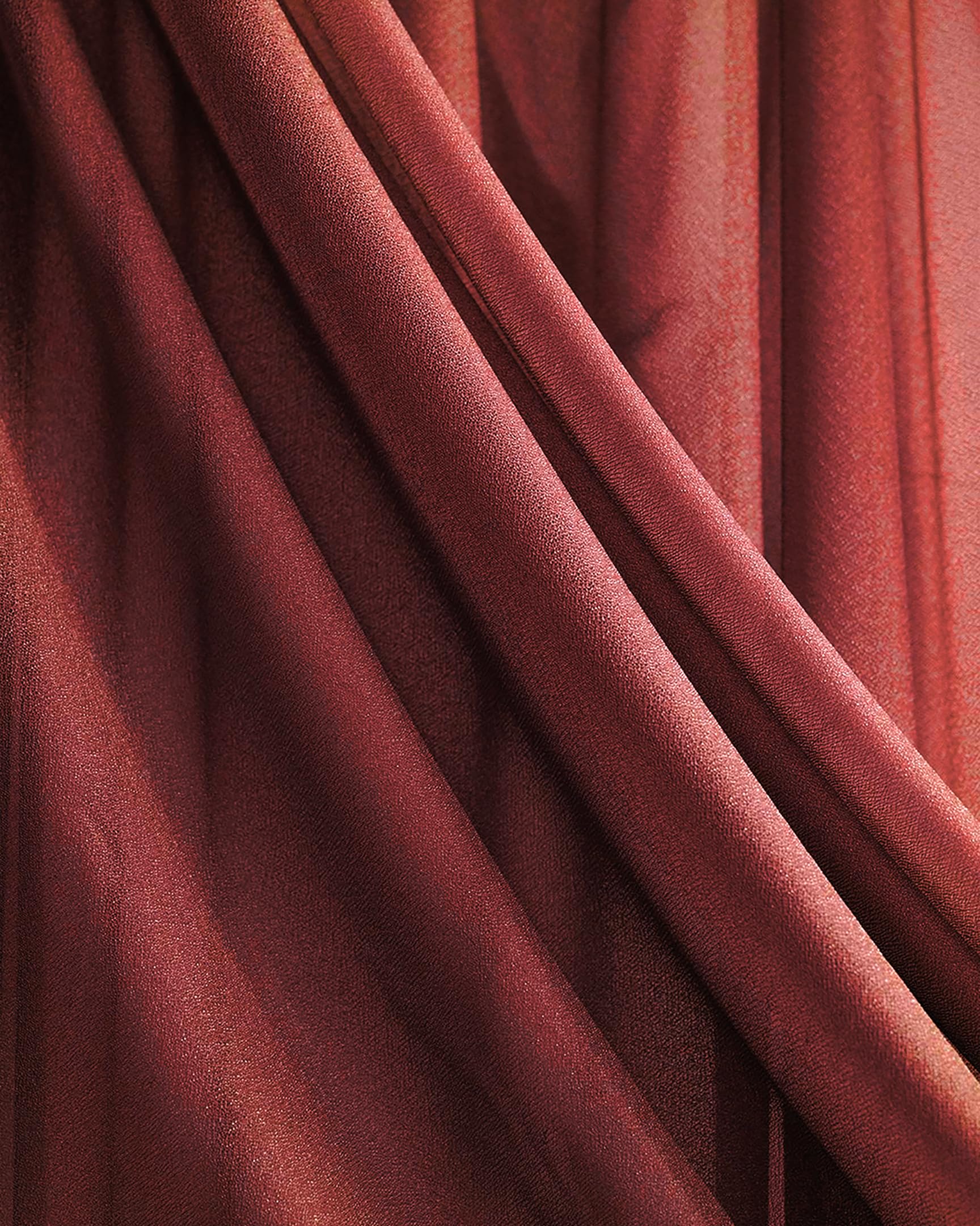 red curtain