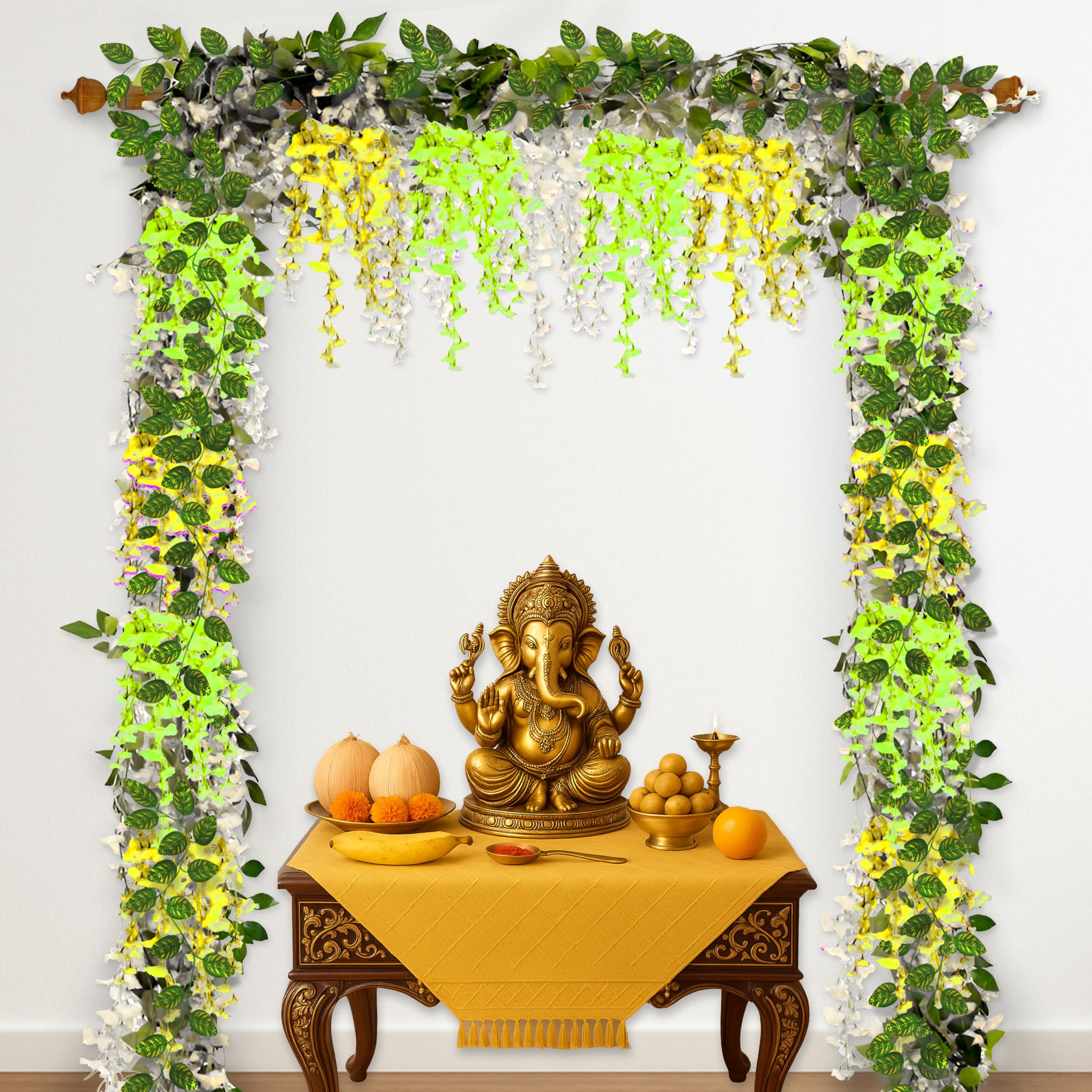Floral Bliss Ganpati Decor
