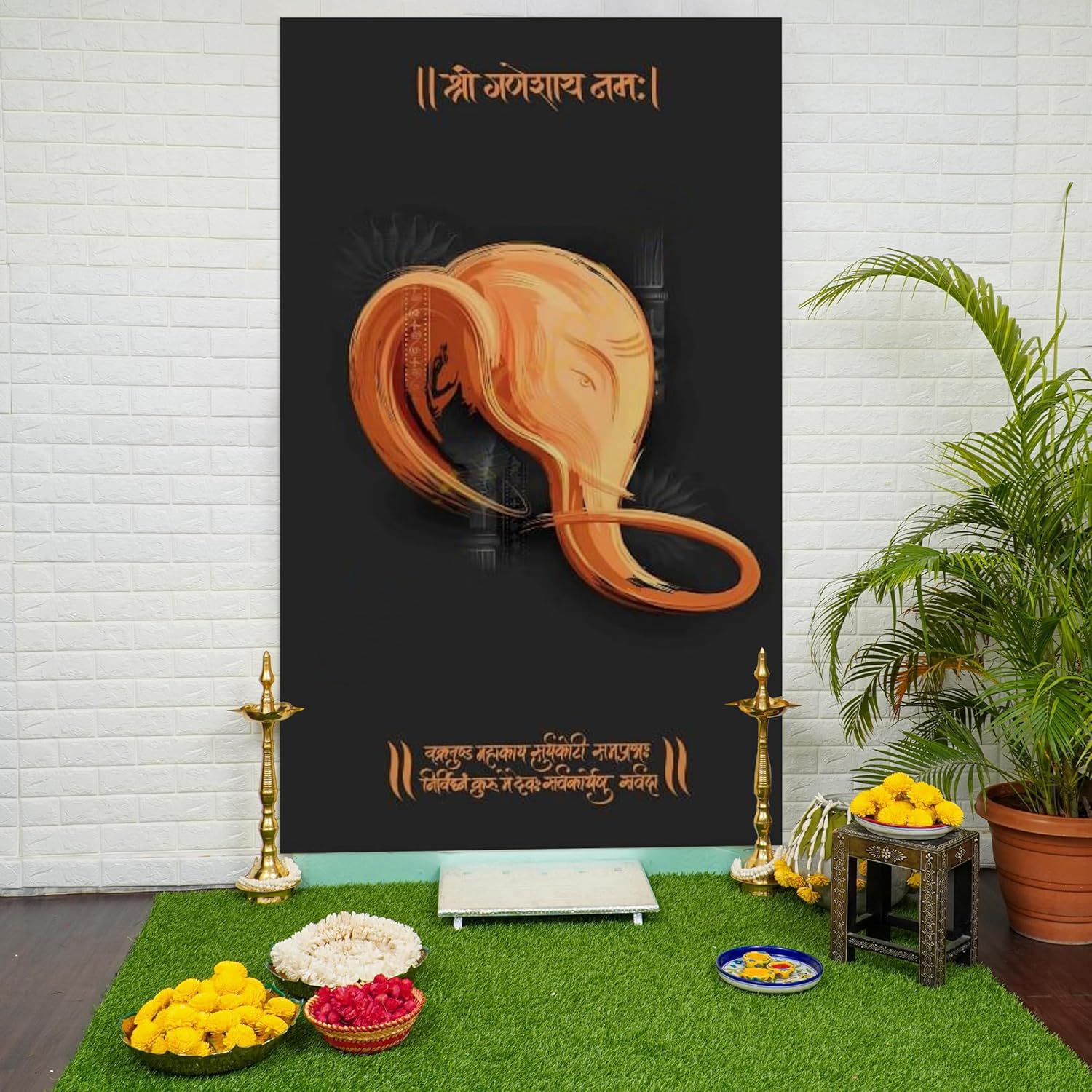 Ganesh Backdrop for Wall decor