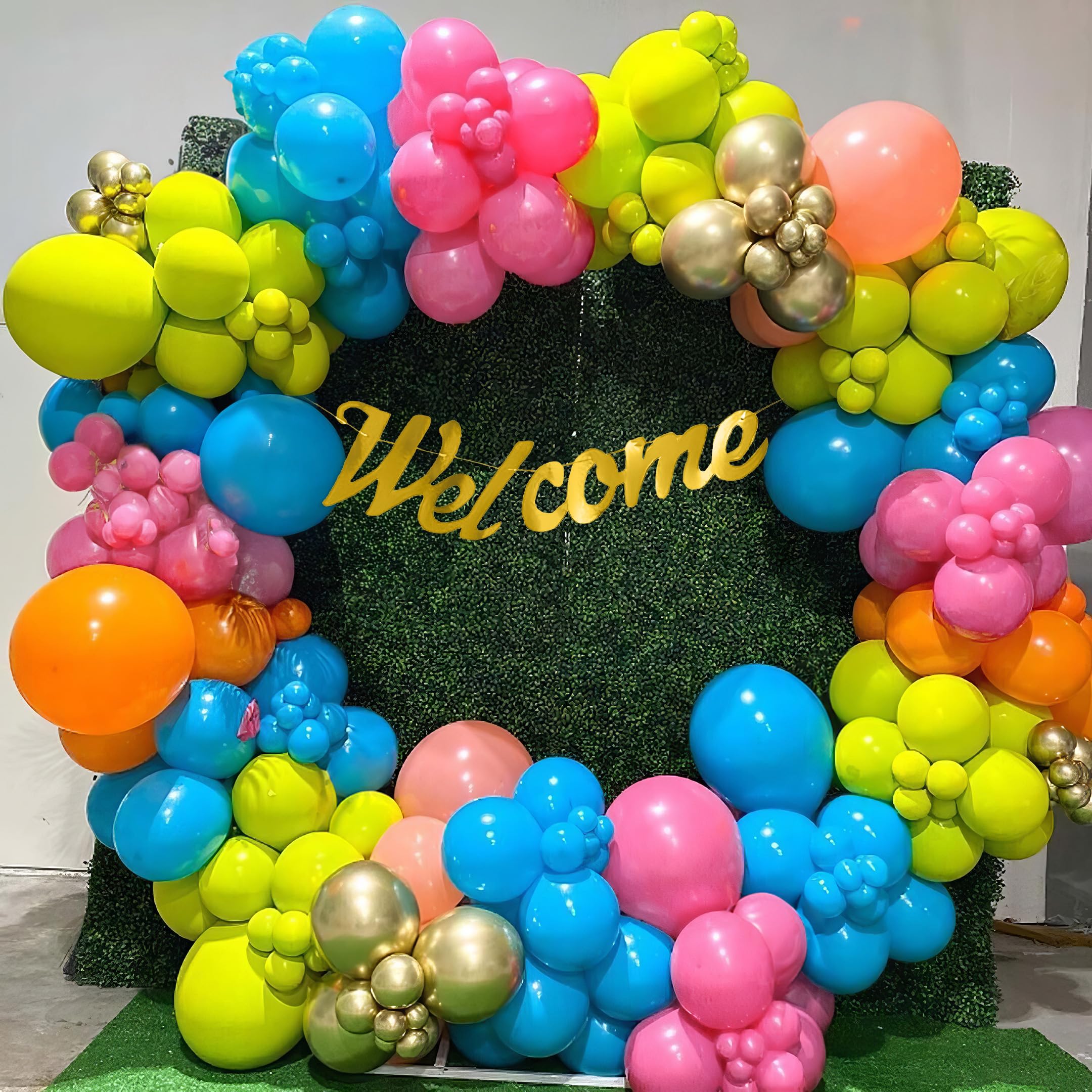 Multi color welcome decoration kit