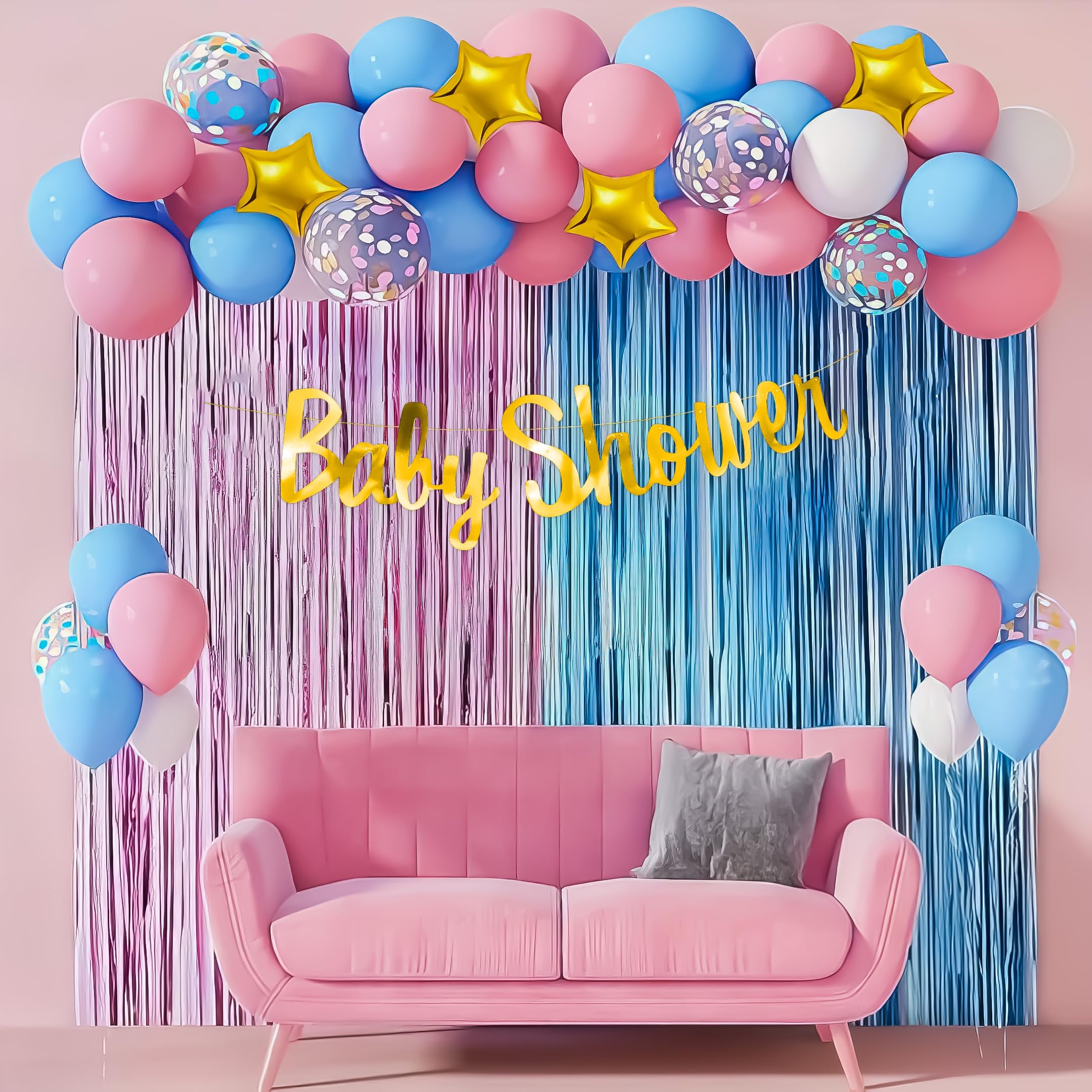 "Pastel Paradise: Baby Shower DIY Decor kit "