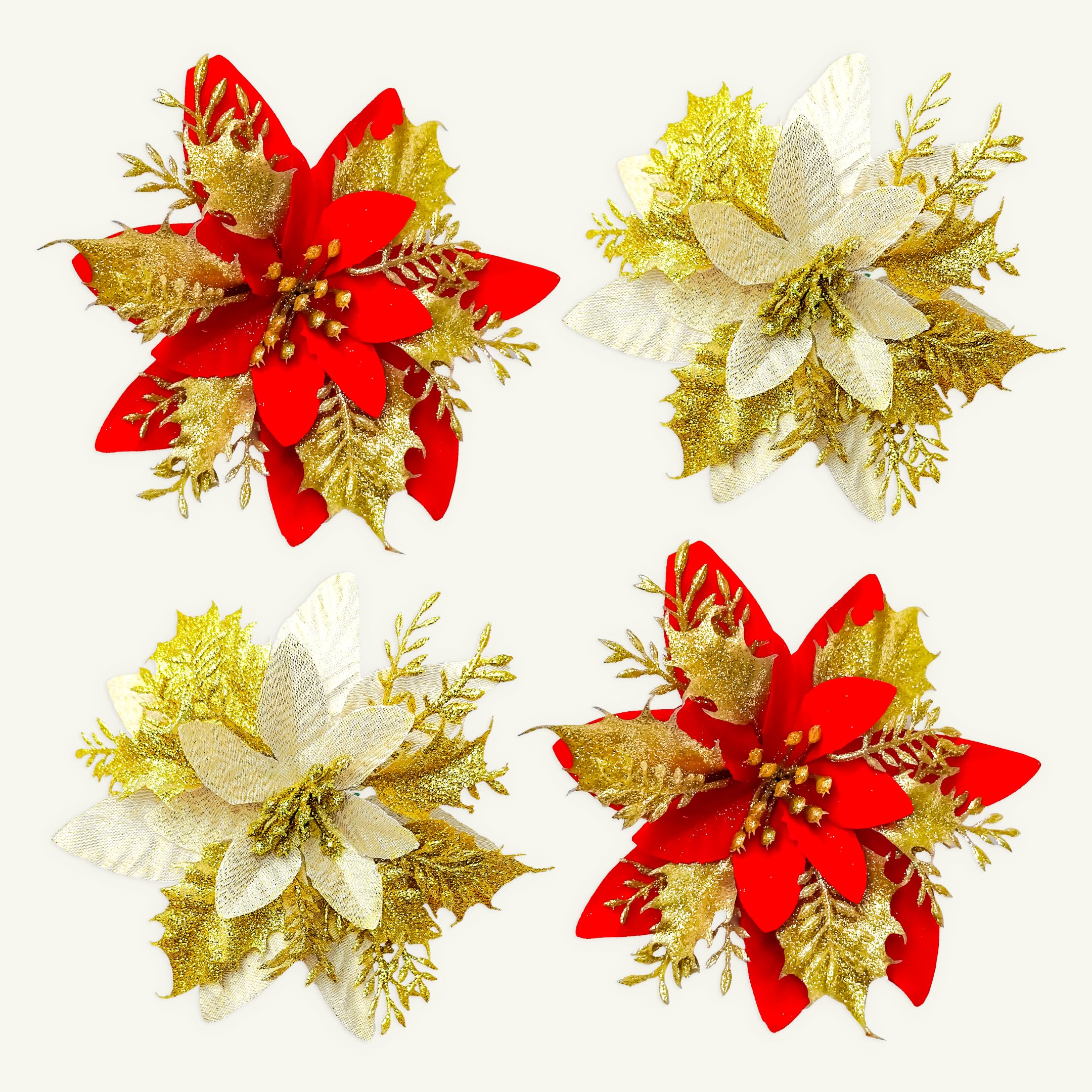artificial poinsettias