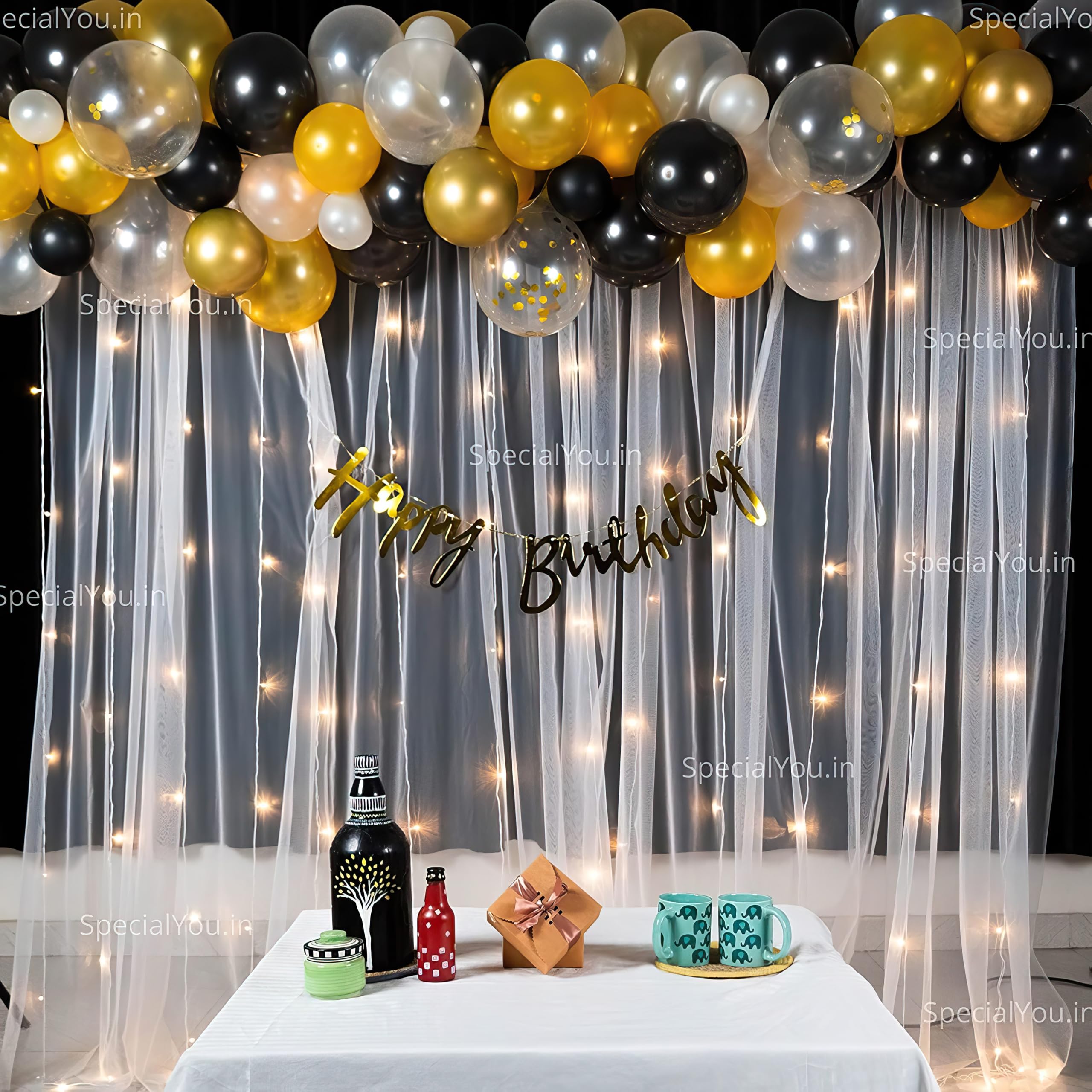 black theme decorations