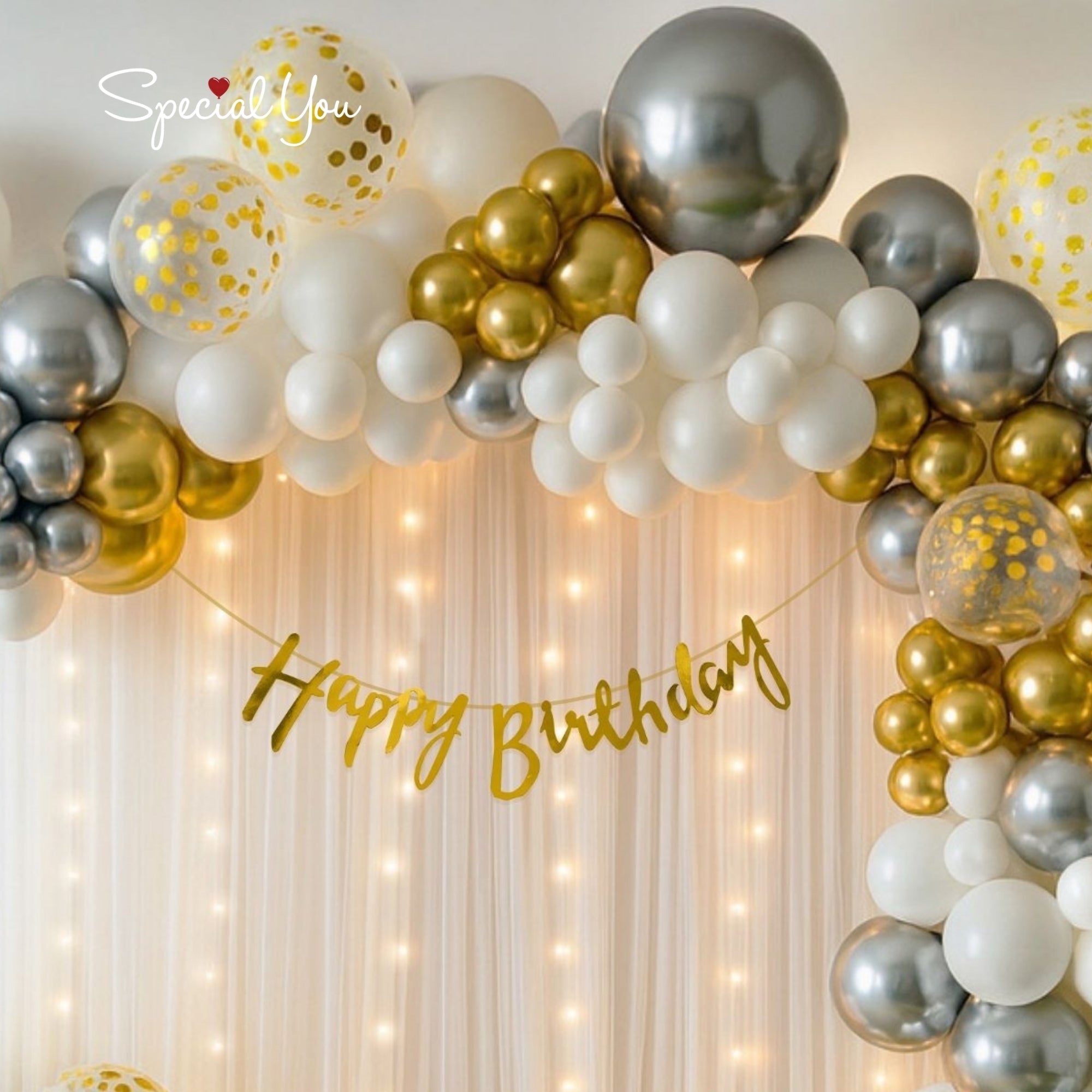 Luxurious Gold Silver Decor