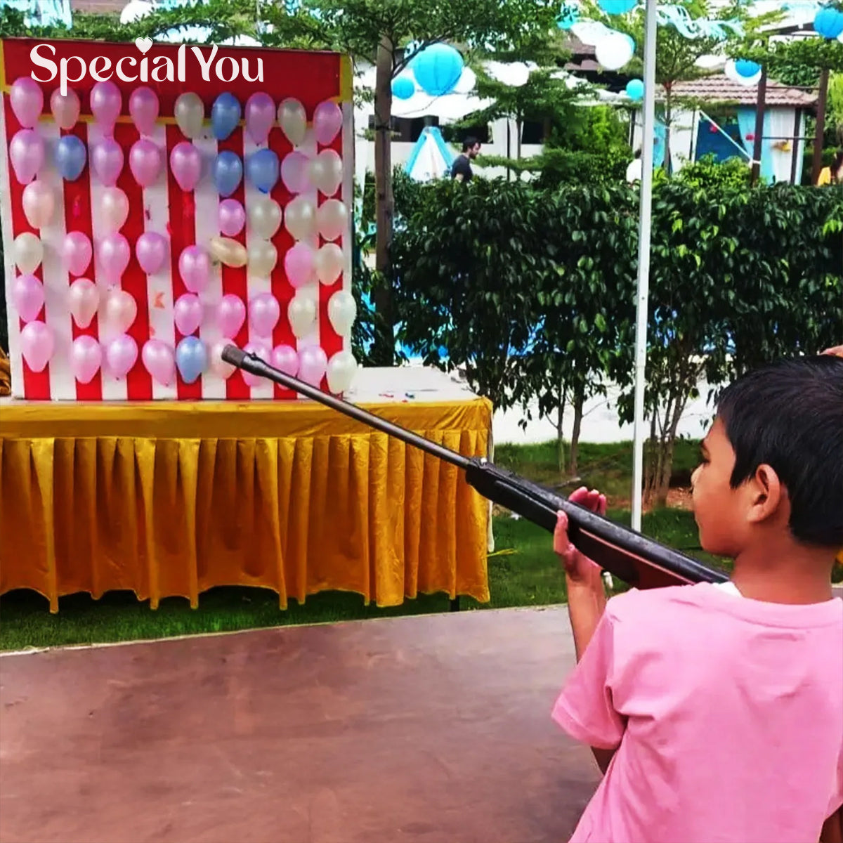 Balloon Shooting Counter For Kids Birthday Party