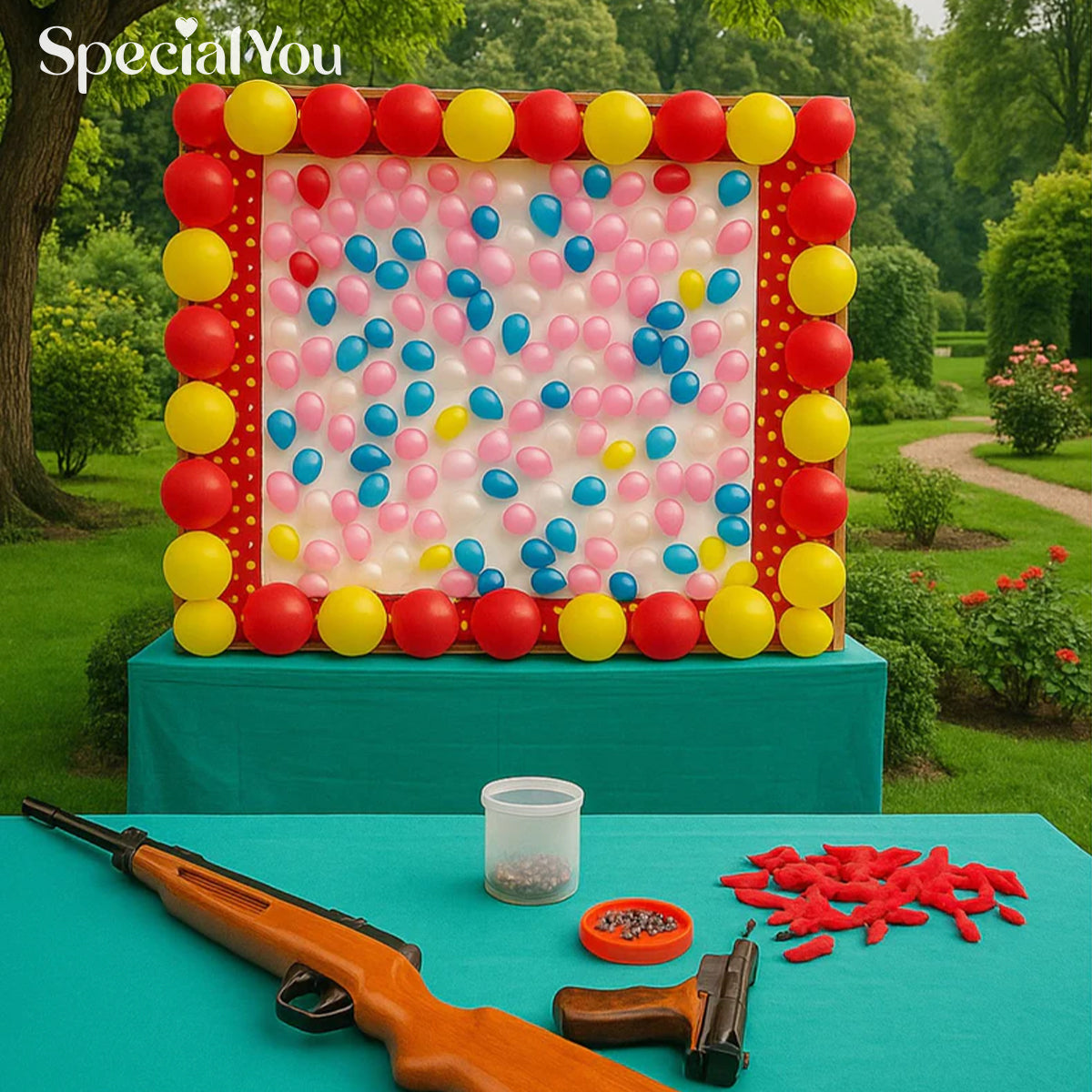Balloon Shooting Counter For Kids Birthday Party