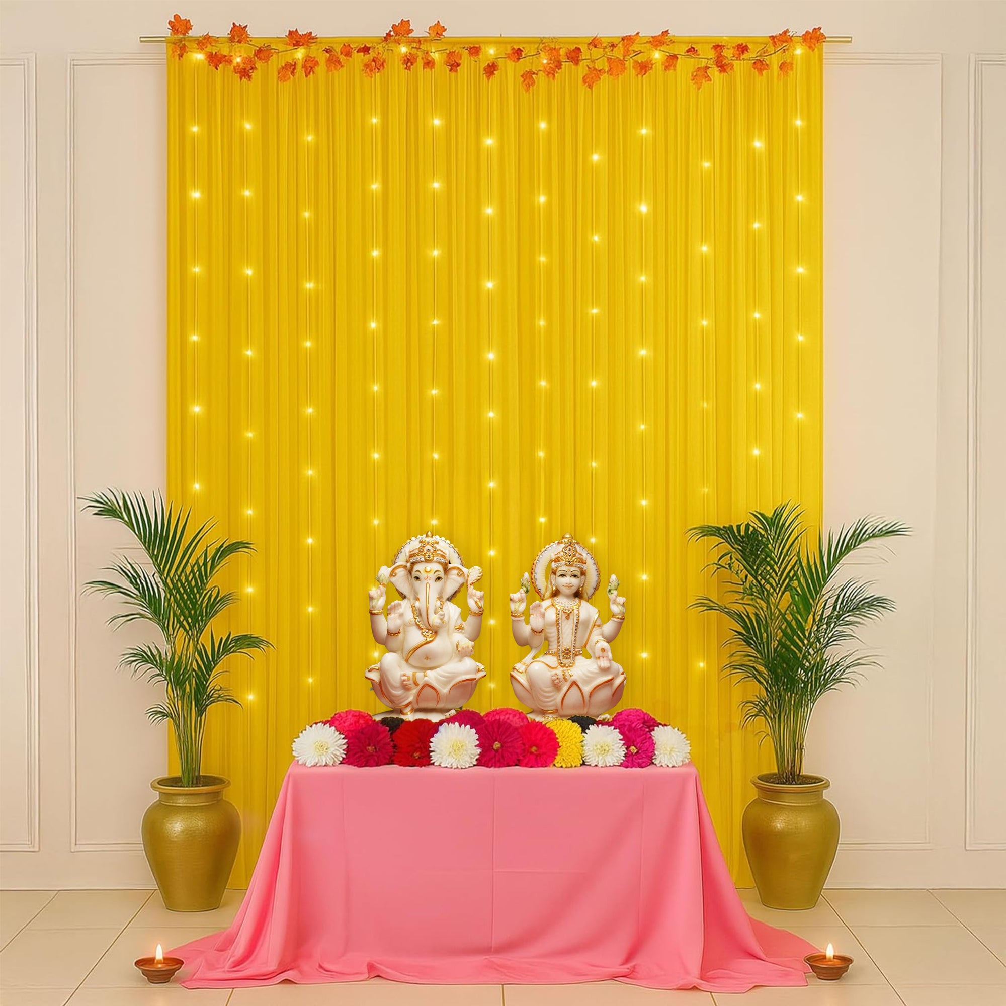 Decorate your Diwali with Yellow Curtains