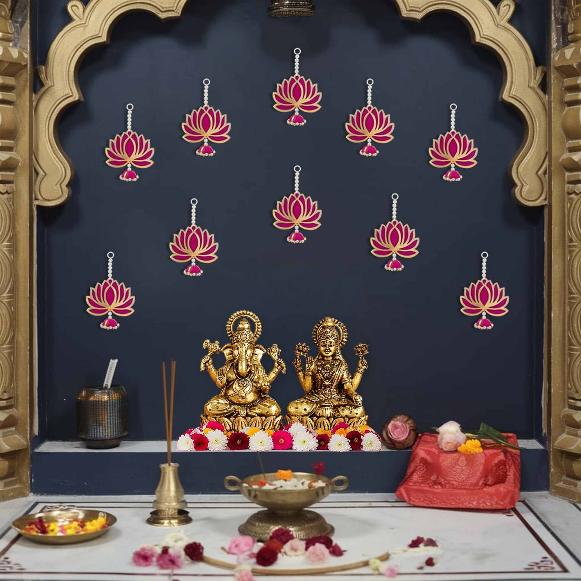 Diwali Lotus Hanging